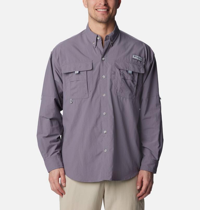 Bahama II L/S Shirt | 518 | M, Color: Granite Purple, image 1
