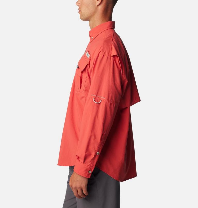 Bahama II L/S Shirt | 683 | L, Color: Sunset Red, image 3