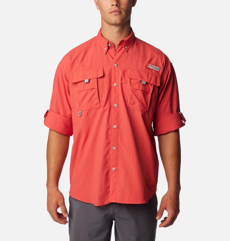 Bahama II L/S Shirt | 683 | L, Color: Sunset Red, image 6