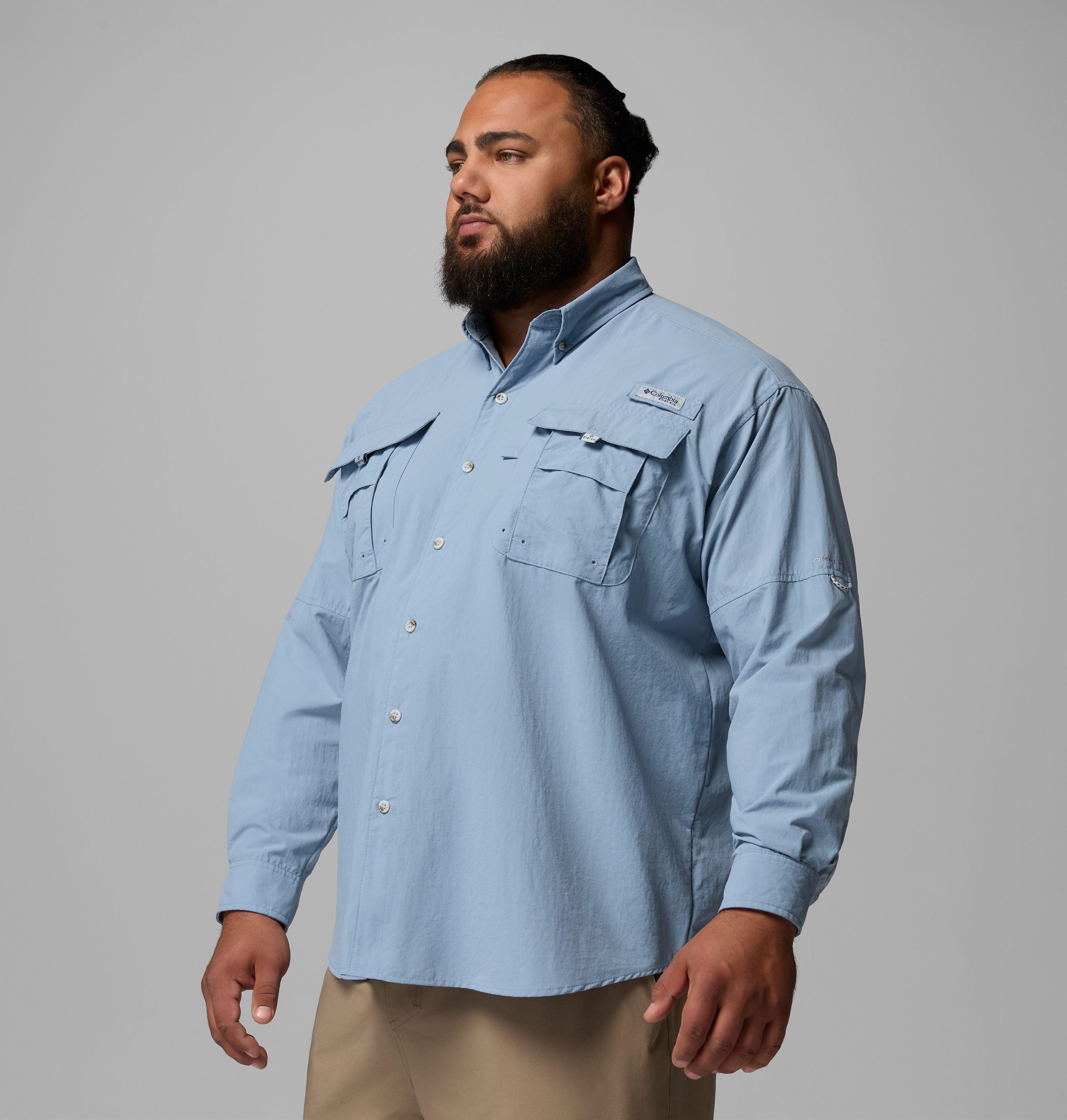 Men's PFG Bahama II Long Sleeve Shirt - Big | 442 | 3X 4