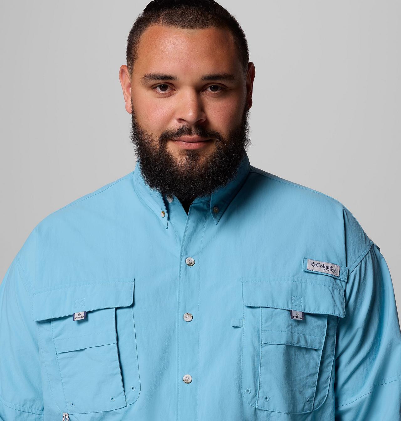 Men’s PFG Bahama™ II Long Sleeve Shirt - Big | 457 | 6X 7