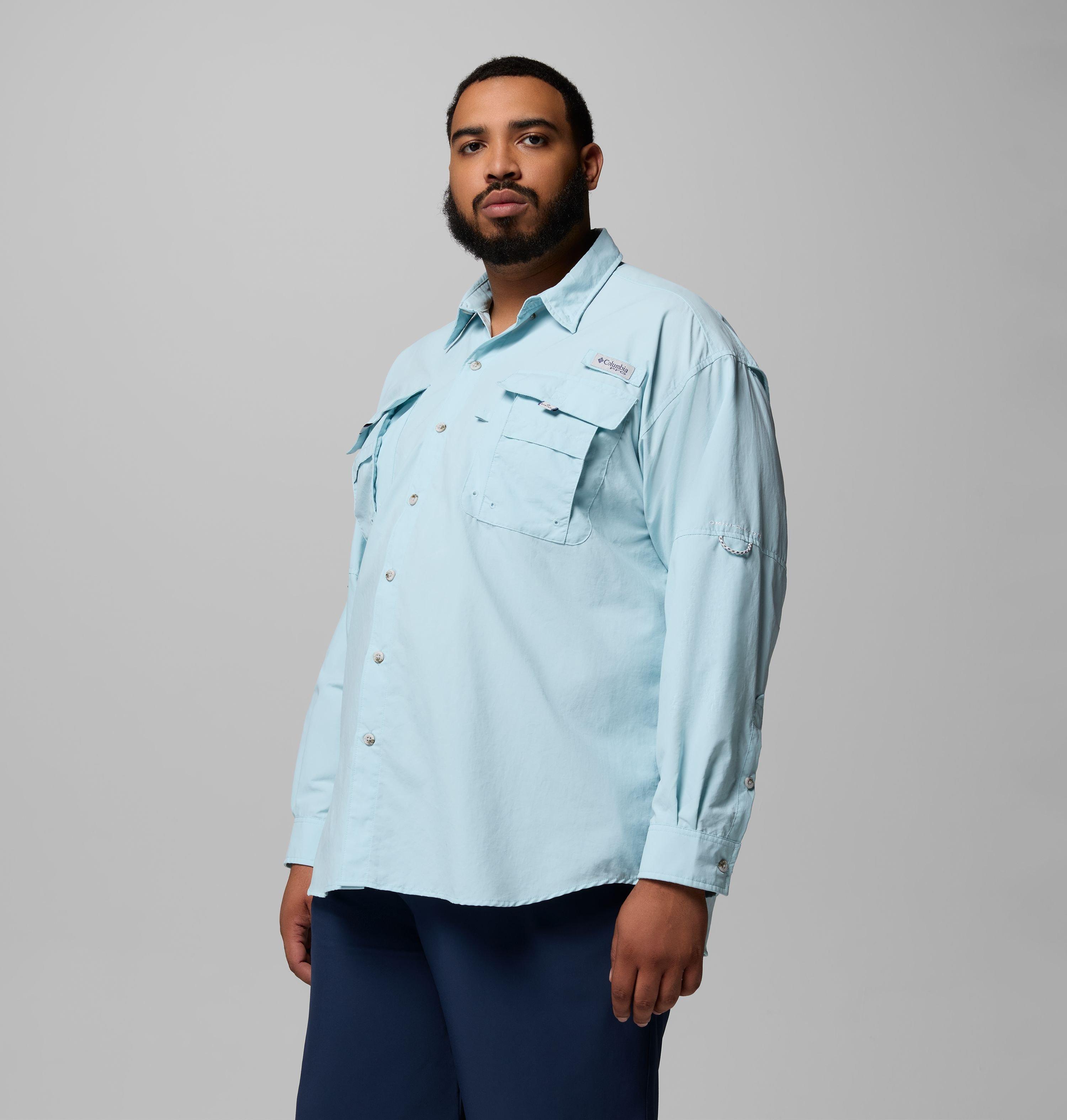 Men's PFG Bahama II Long Sleeve Shirt - Big | 482 | 3X 4