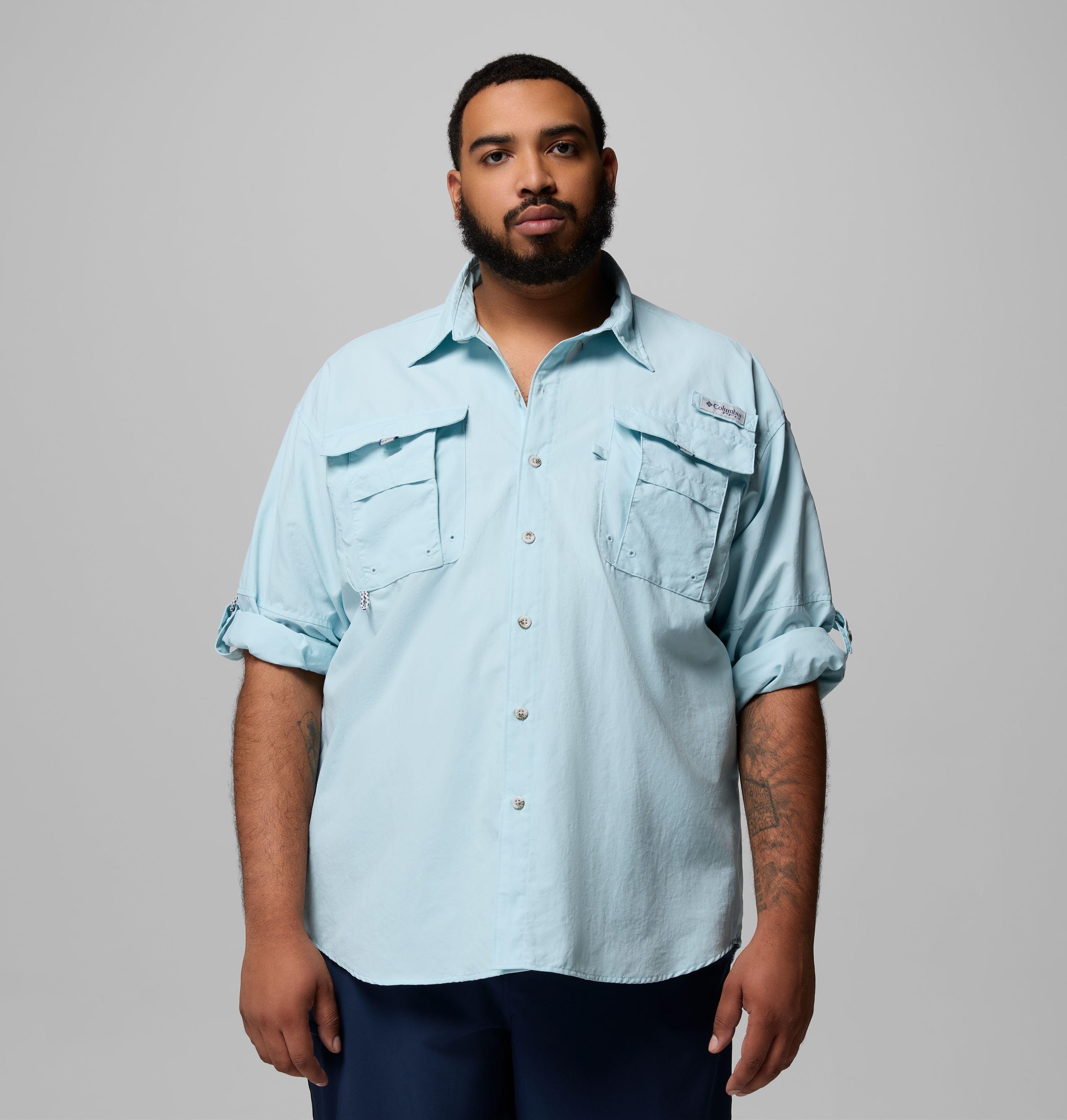 Men's PFG Bahama II Long Sleeve Shirt - Big | 482 | 3X 5