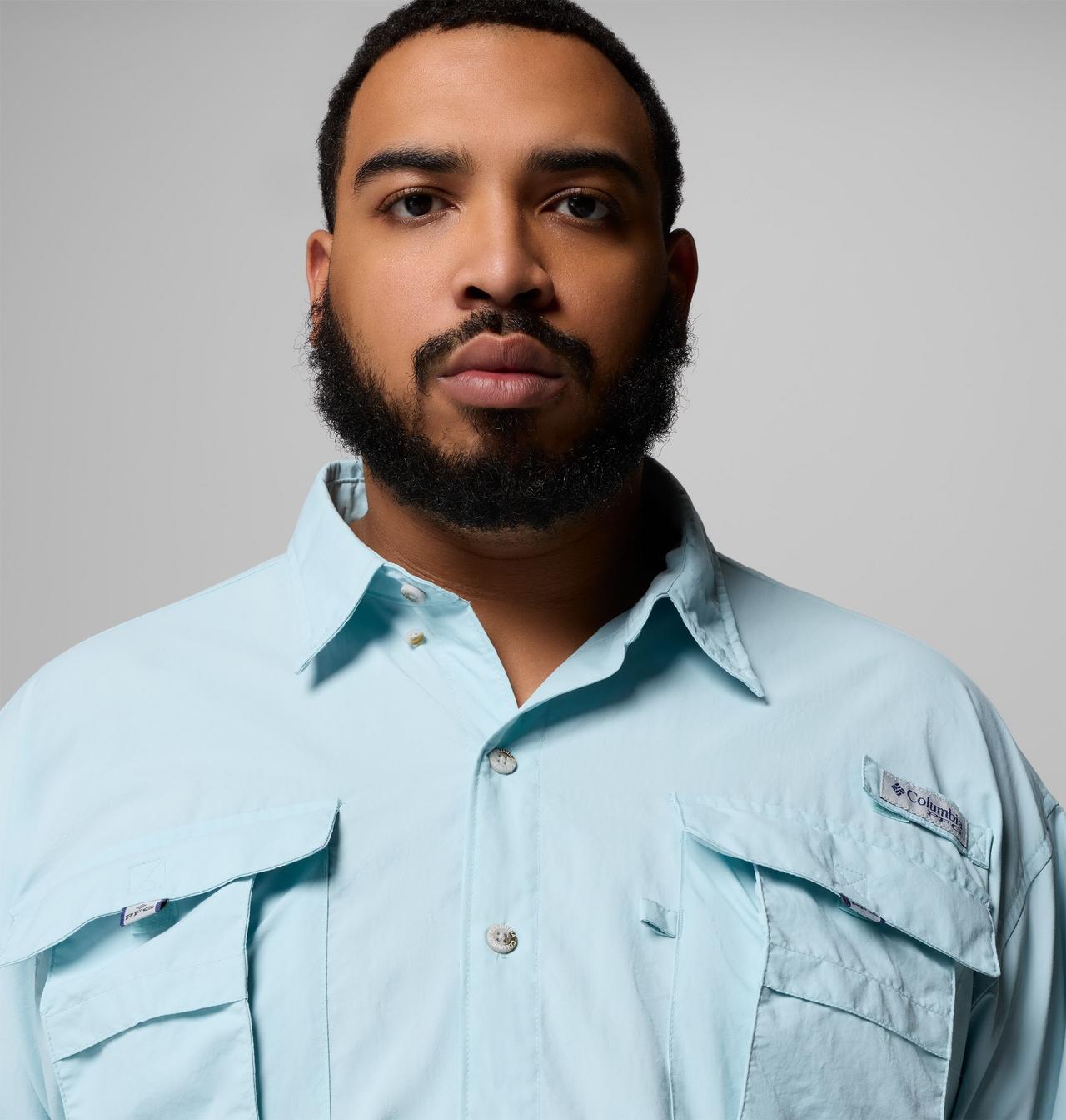 Men’s PFG Bahama™ II Long Sleeve Shirt - Big | 482 | 3X 7