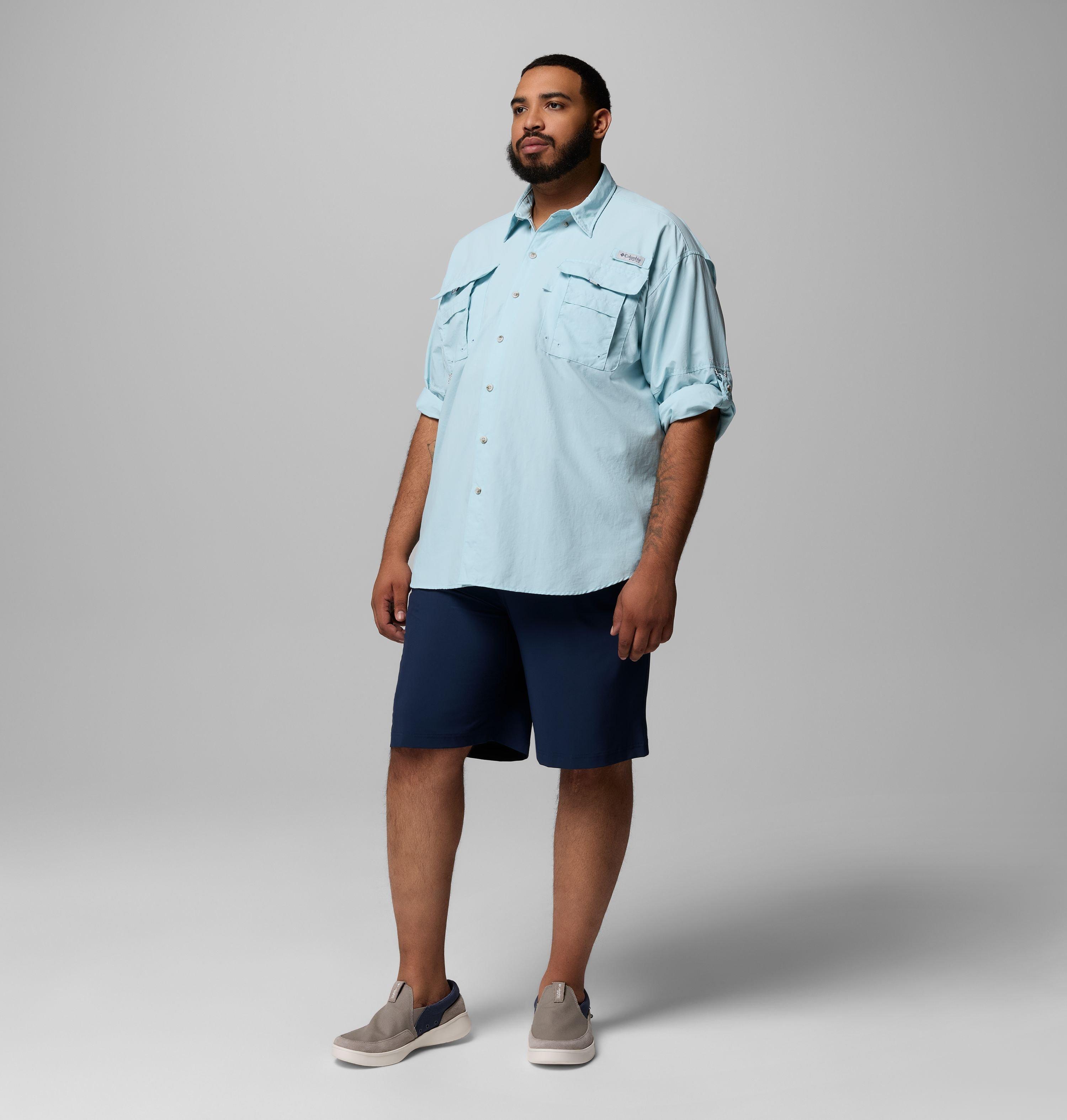 Men's PFG Bahama II Long Sleeve Shirt - Big | 482 | 3X 2
