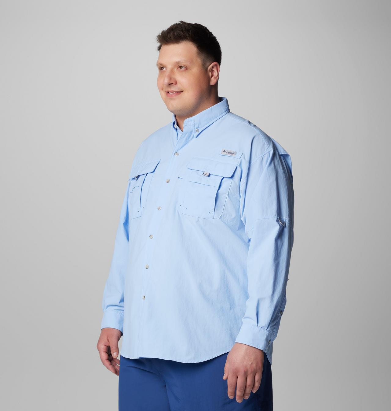 Men’s PFG Bahama™ II Long Sleeve Shirt - Big | 485 | 4X 4