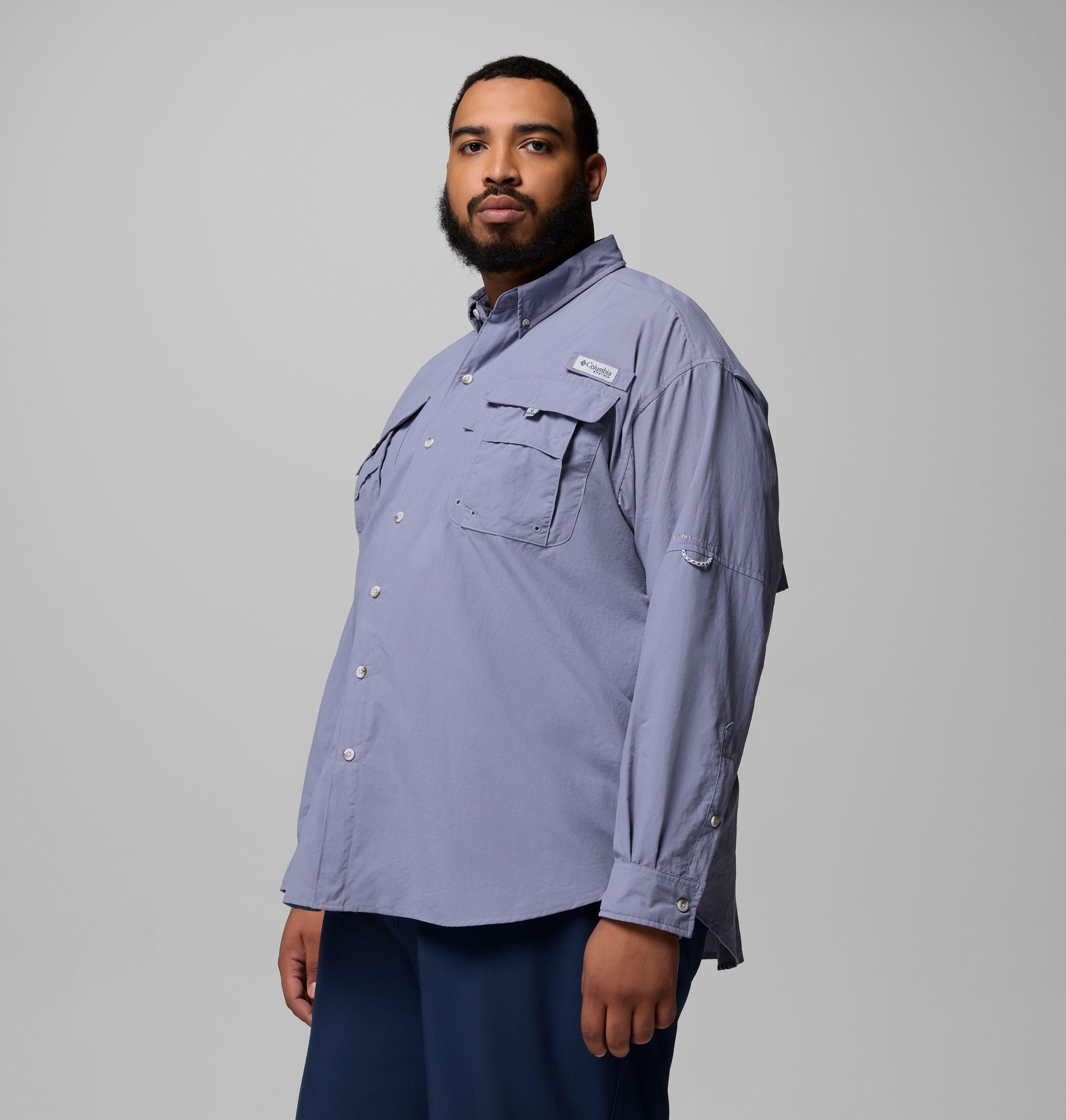 Men's PFG Bahama II Long Sleeve Shirt - Big | 556 | 3X 4