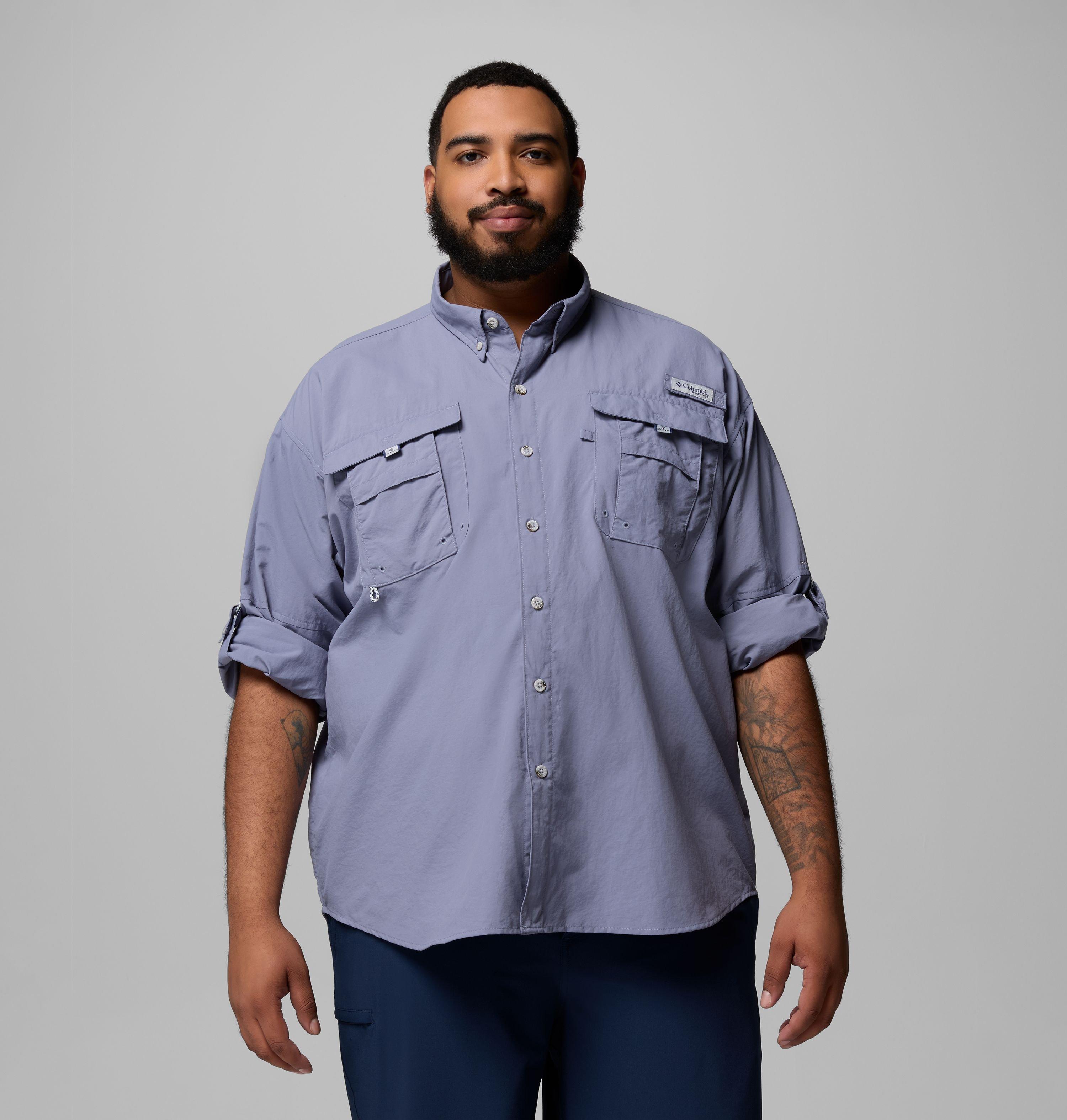 Men's PFG Bahama II Long Sleeve Shirt - Big | 556 | 3X 5