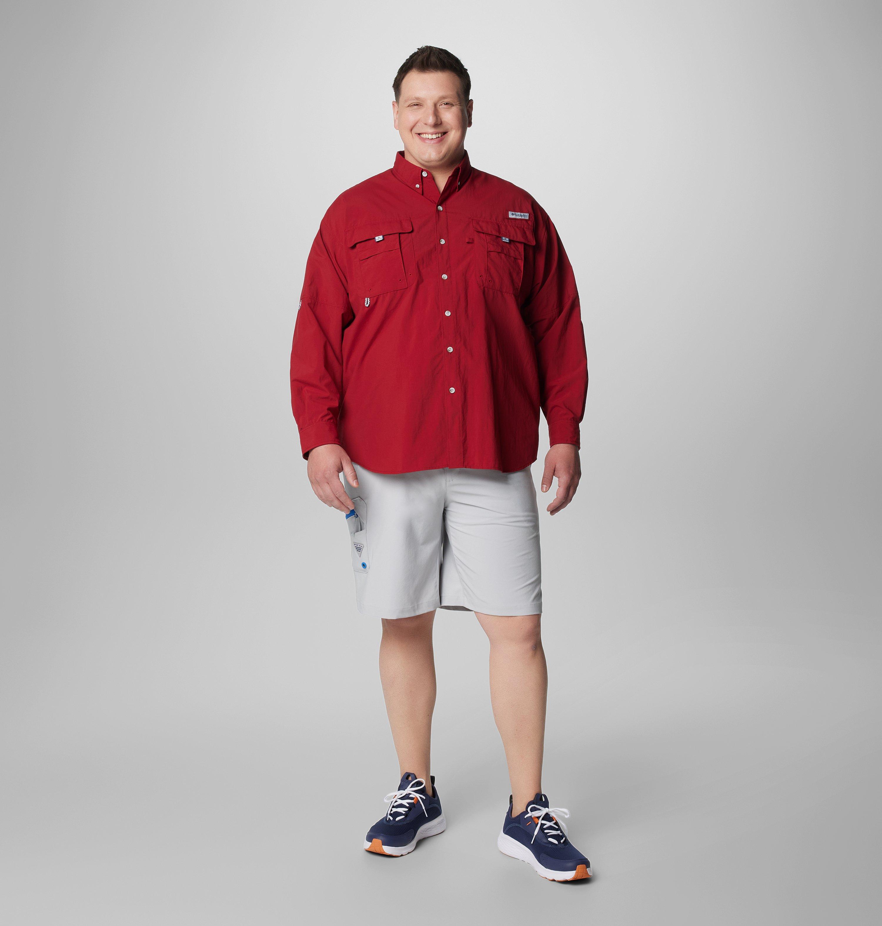 Men's PFG Bahama II Long Sleeve Shirt - Big | 608 | 3X 3