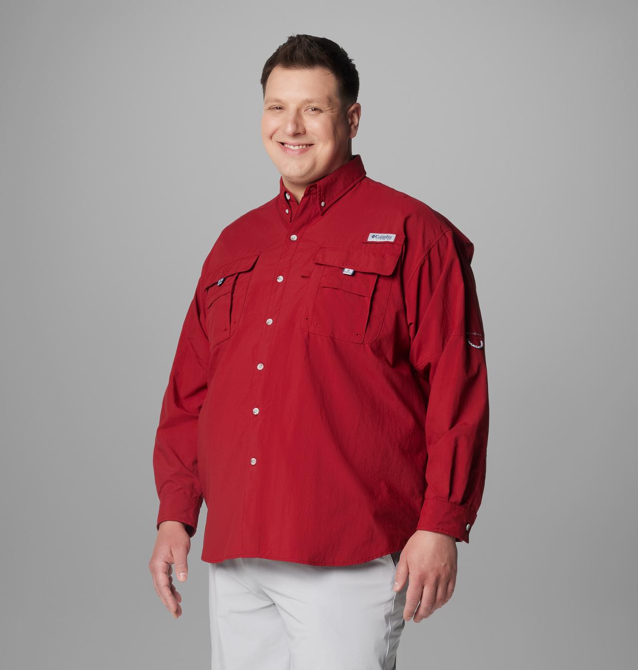 Men’s PFG Bahama™ II Long Sleeve Shirt - Big | 608 | 4X 4