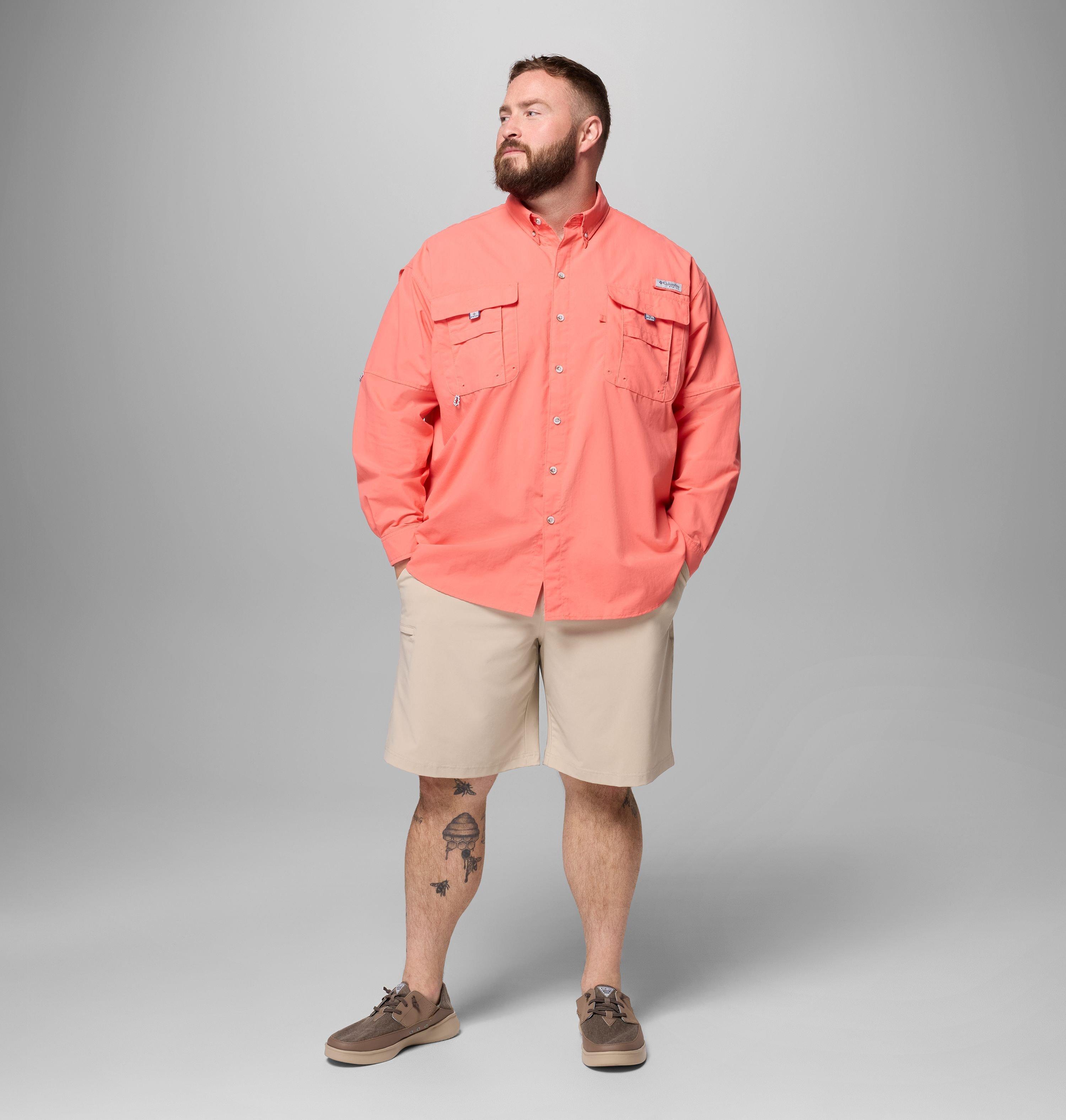Men's PFG Bahama II Long Sleeve Shirt - Big | 853 | 3X 2