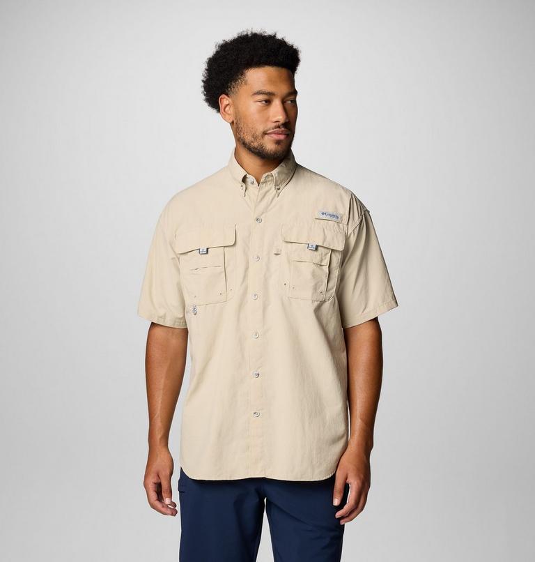 Men's Bahama II Short Sleeve Shirt, Color: Fossil, image 1