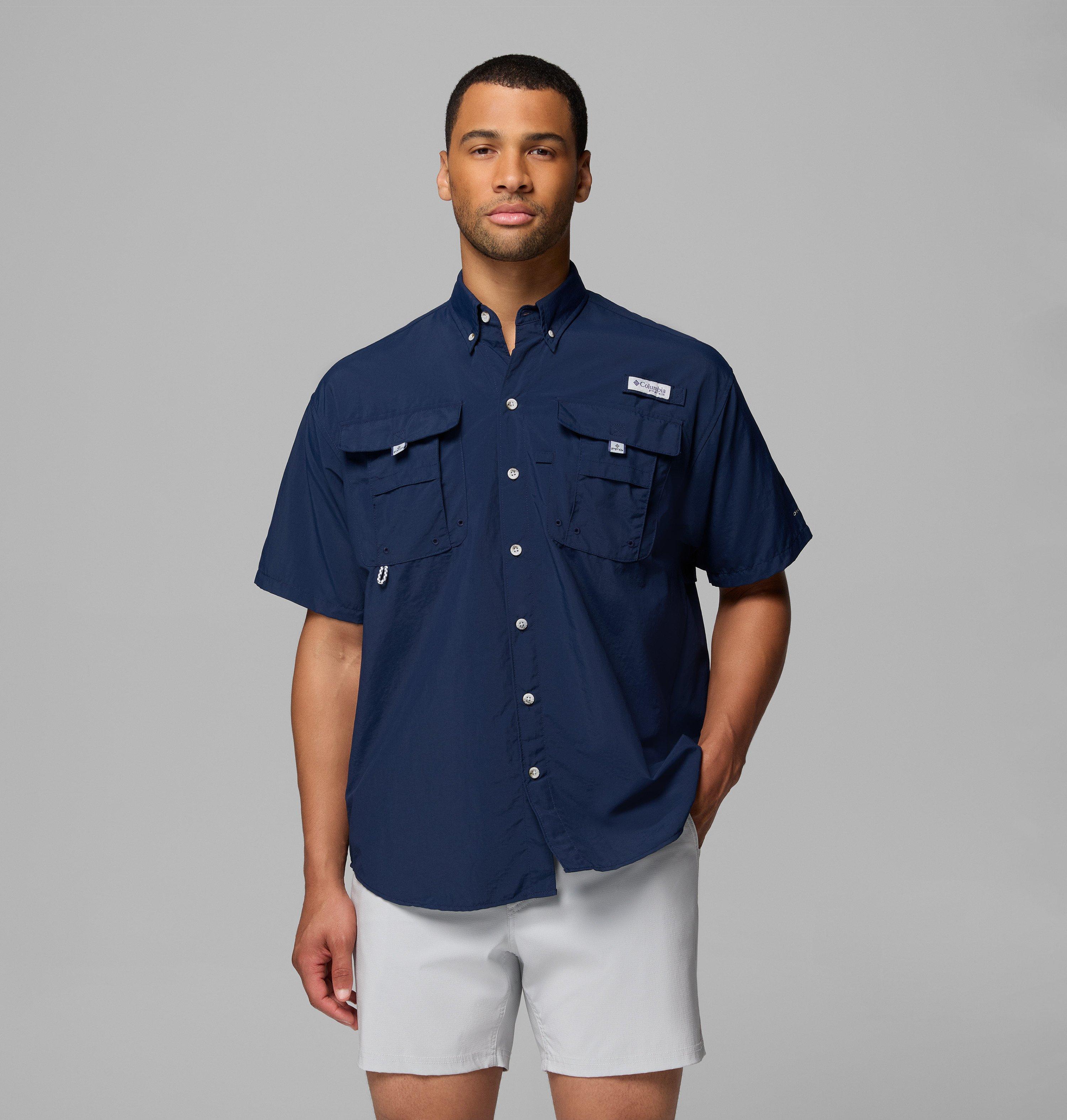 Columbia Sportswear Men's Blue Columbia - Bahama™ Ii Short Sleeve Shirt - Collegiate Navy Xxl