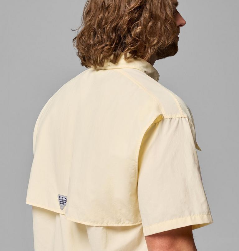 Men's Bahama II Short Sleeve Shirt, Color: Lemon Wash, image 6