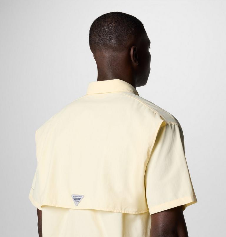 Men's Bahama II Short Sleeve Shirt, Color: Lemon Wash, image 7