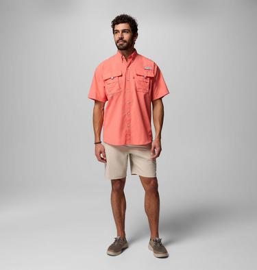Men's Bahama II Short Sleeve Shirt, Color: Melonade, image 2