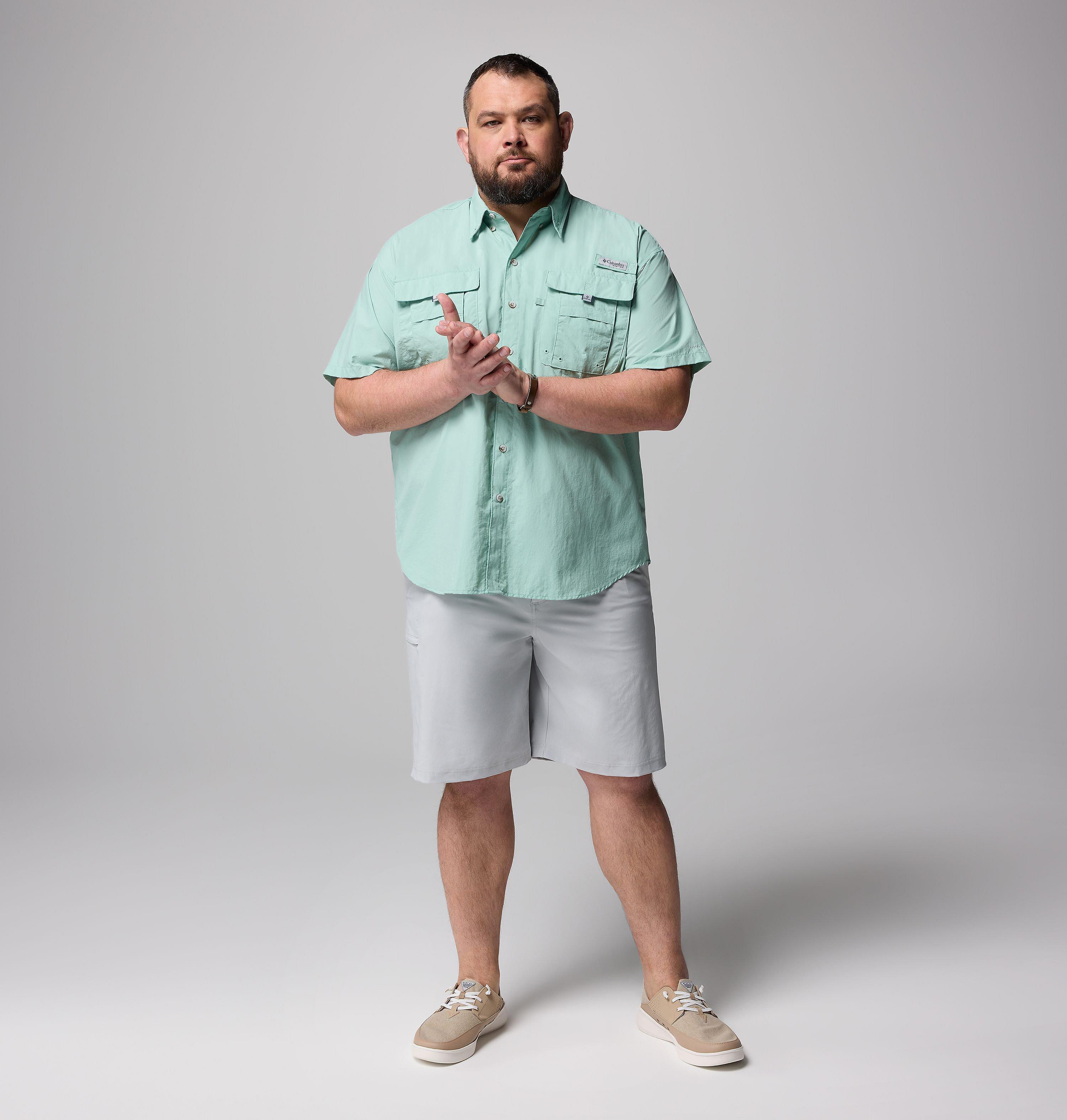 Men's PFG Bahama II Short Sleeve Shirt - Big 8