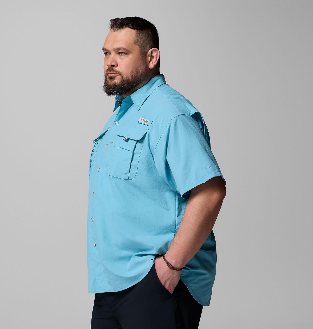 Men’s PFG Bahama™ II Short Sleeve Shirt - Big | 457 | 6X 5