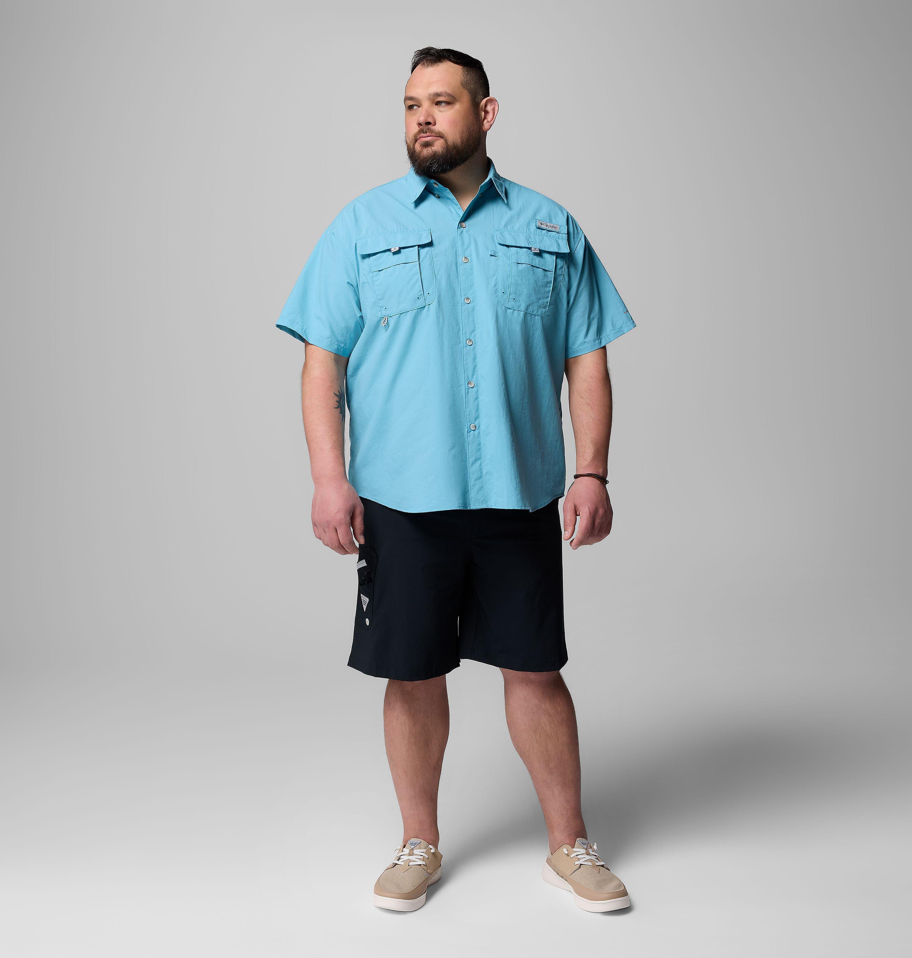 Men's PFG Bahama II Short Sleeve Shirt - Big | 457 | 2X 8