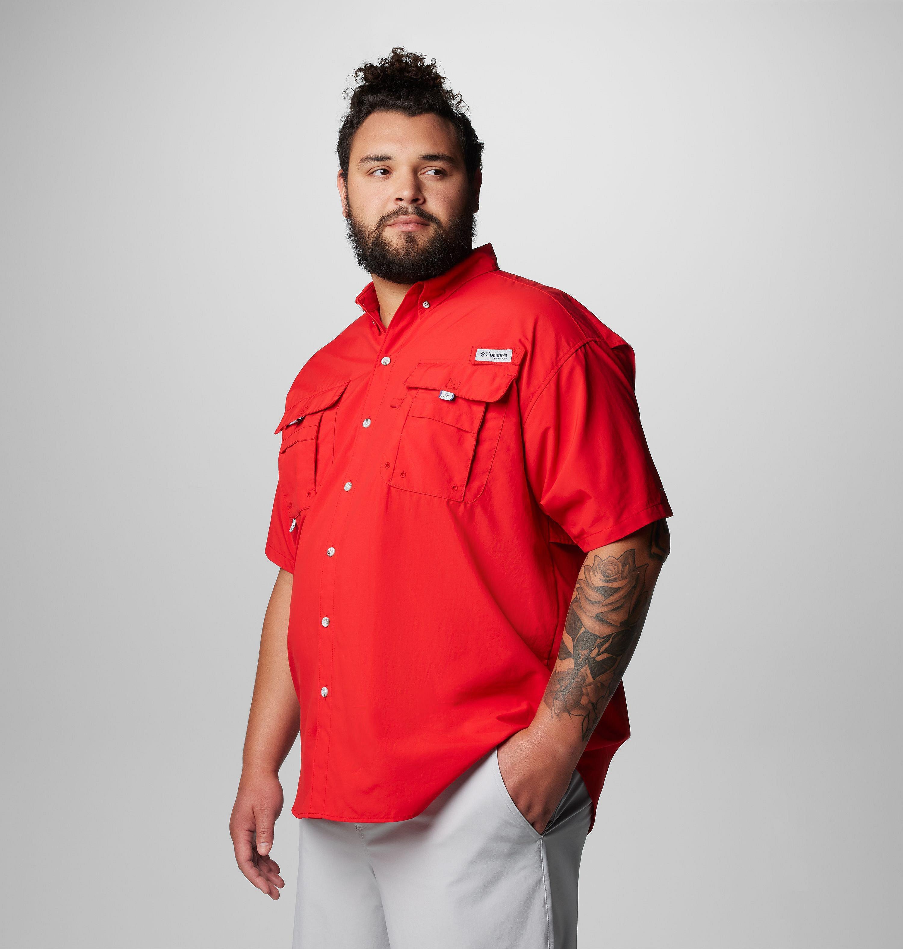 Men's PFG Bahama II Short Sleeve Shirt - Big 4