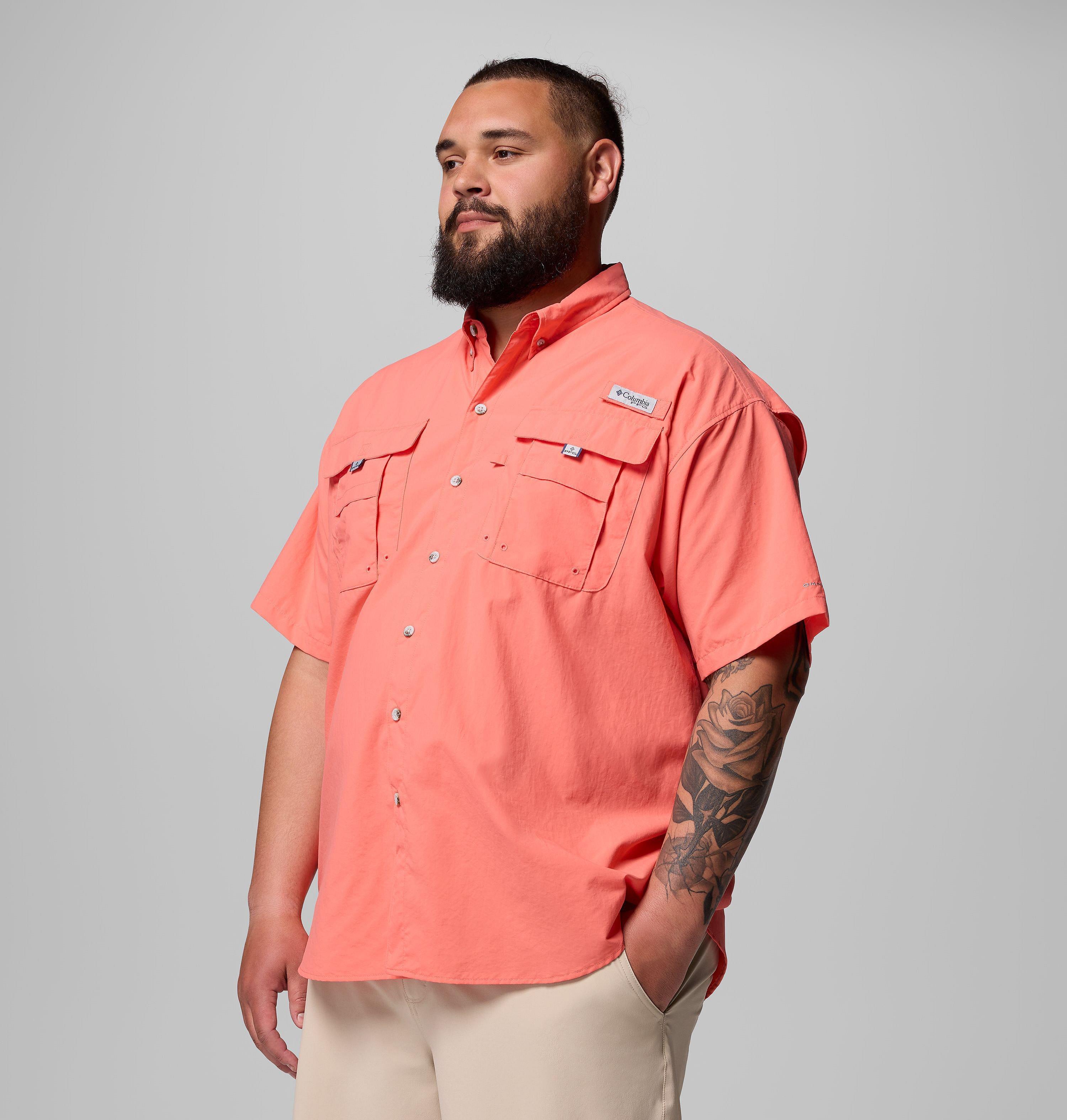 Men's PFG Bahama II Short Sleeve Shirt - Big | 853 | 2X 4