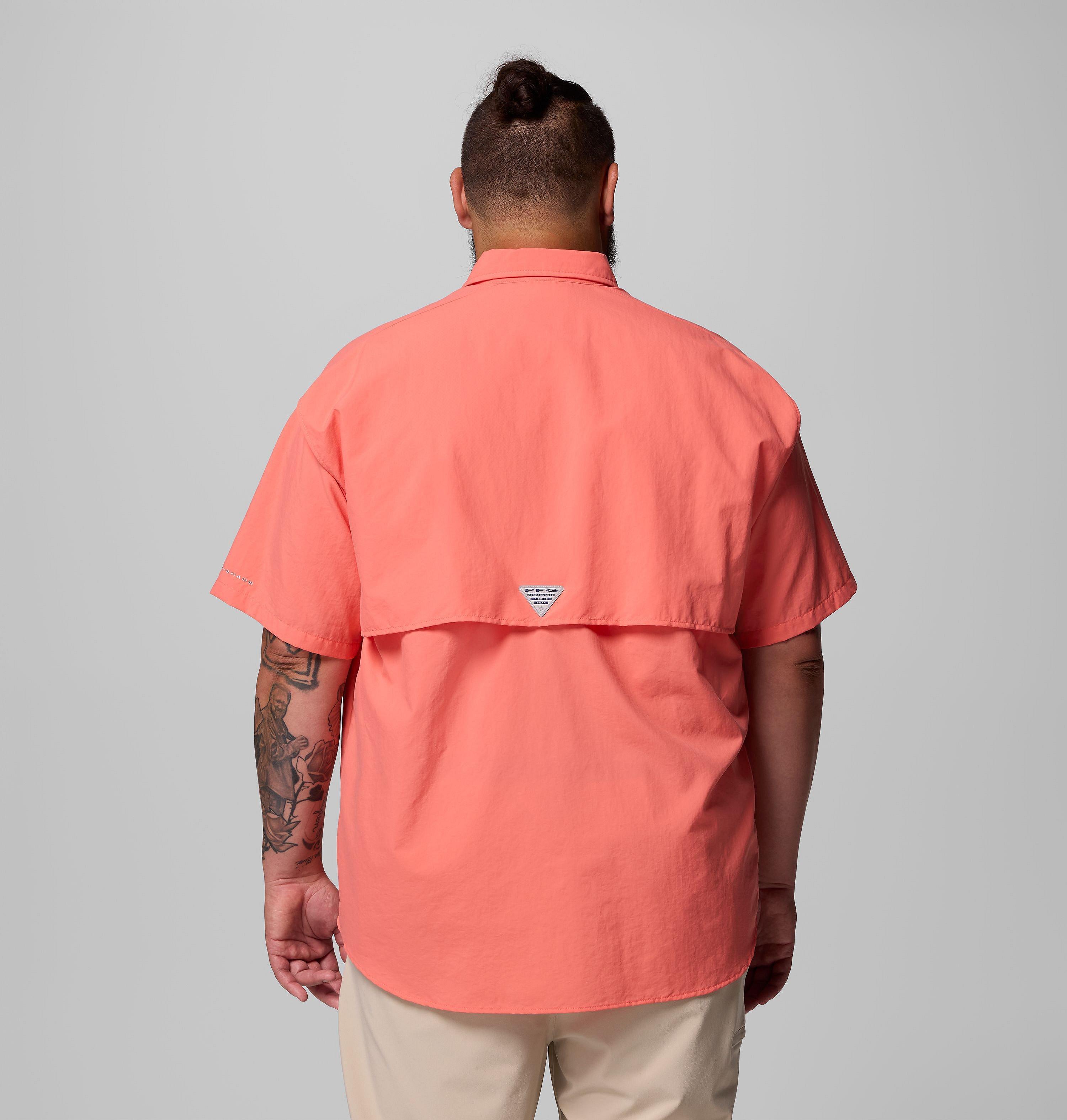 Men's PFG Bahama II Short Sleeve Shirt - Big | 853 | 2X 3