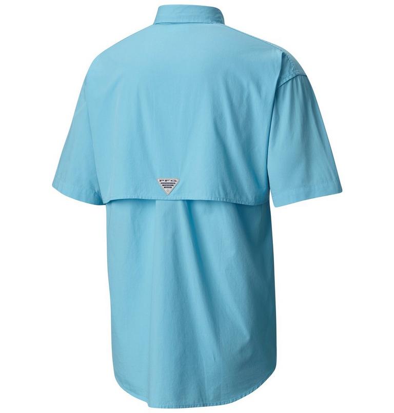 Men&rsquo;s PFG Bonehead Short Sleeve Shirt, Color: Riptide, image 2
