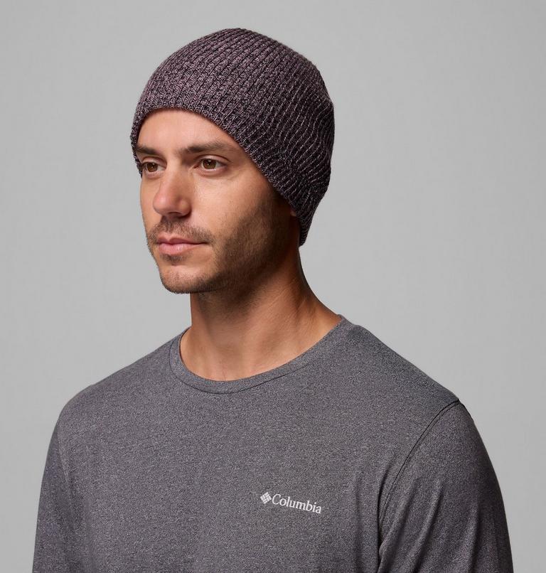 Unisex Whirlibird Watch Cap Beanie, Color: Shale Purple, Black Marled, image 2