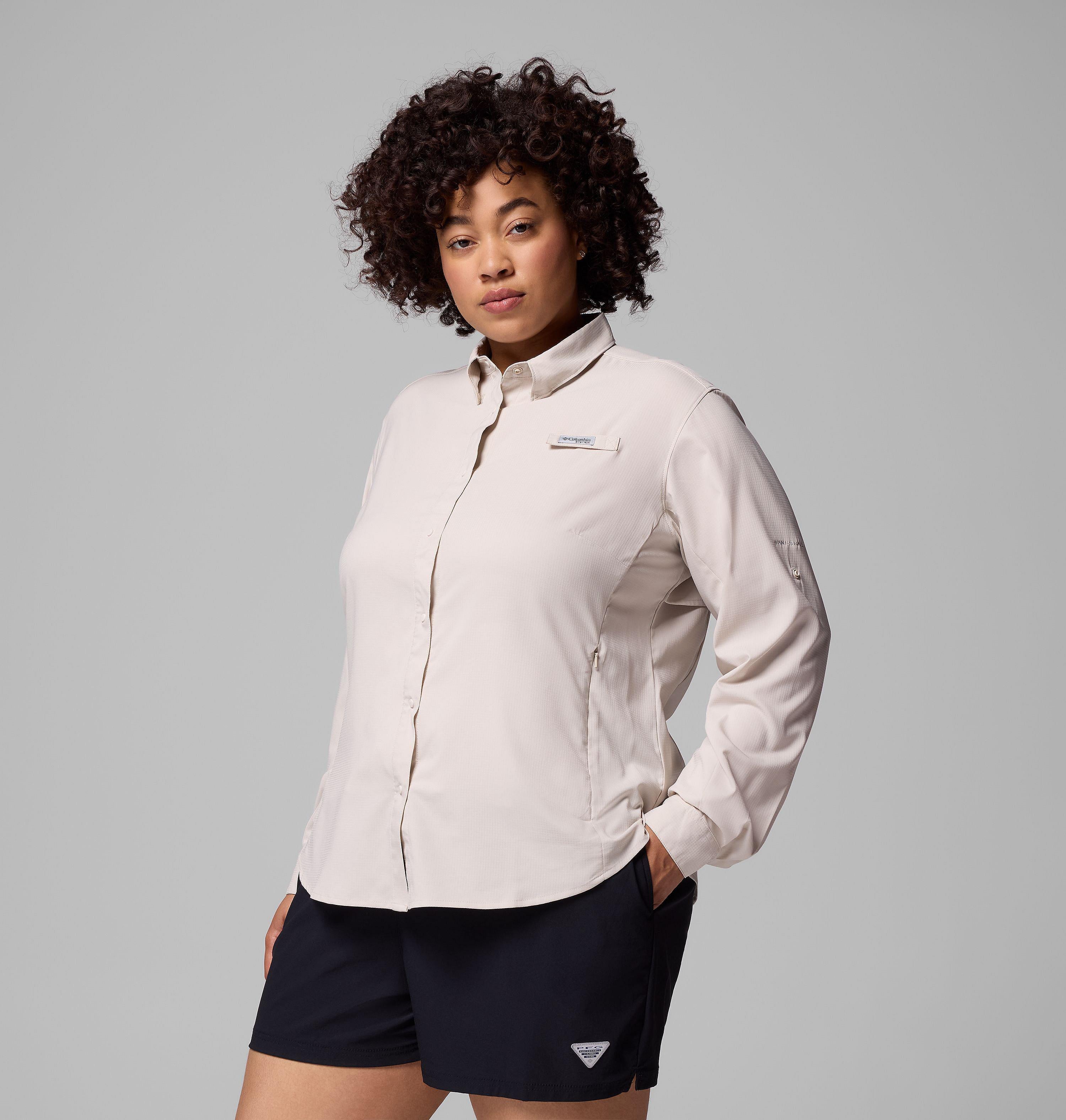 Women's PFG Tamiami II Long Sleeve Shirt - Plus Size | 278 | 3X 4