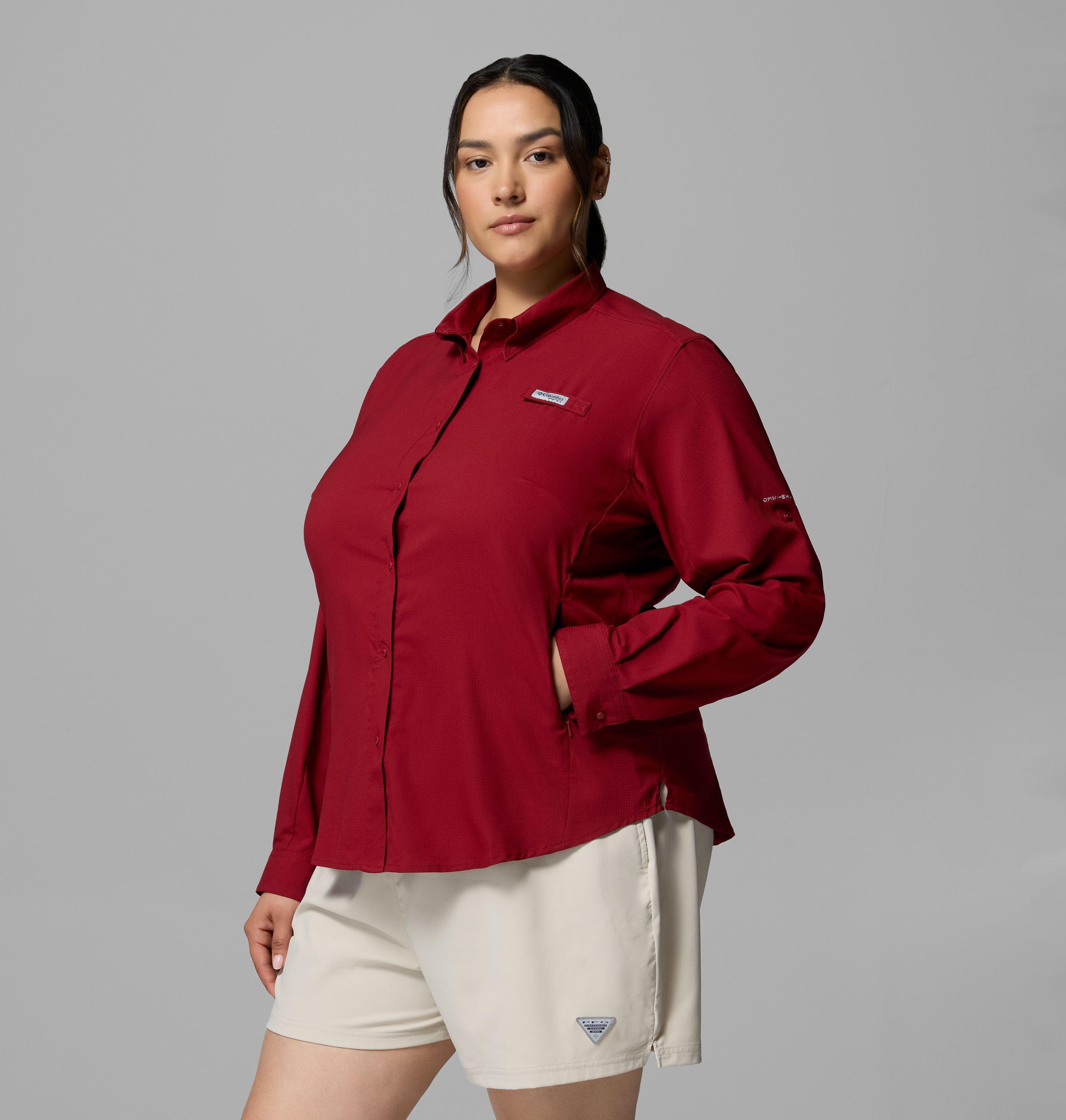 Women's PFG Tamiami II Long Sleeve Shirt - Plus Size | 606 | 1X 4