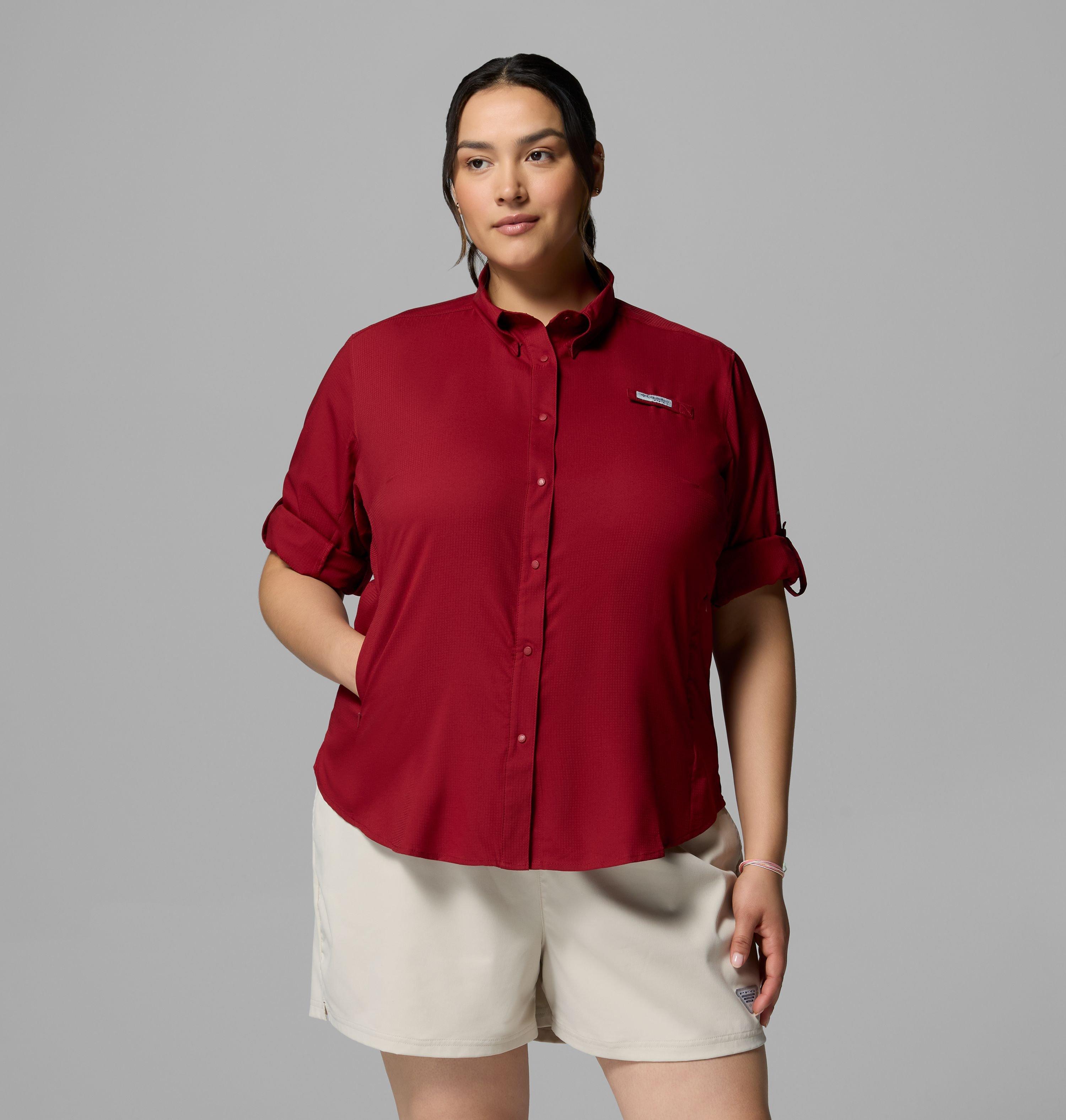 Women's PFG Tamiami II Long Sleeve Shirt - Plus Size | 606 | 1X 5