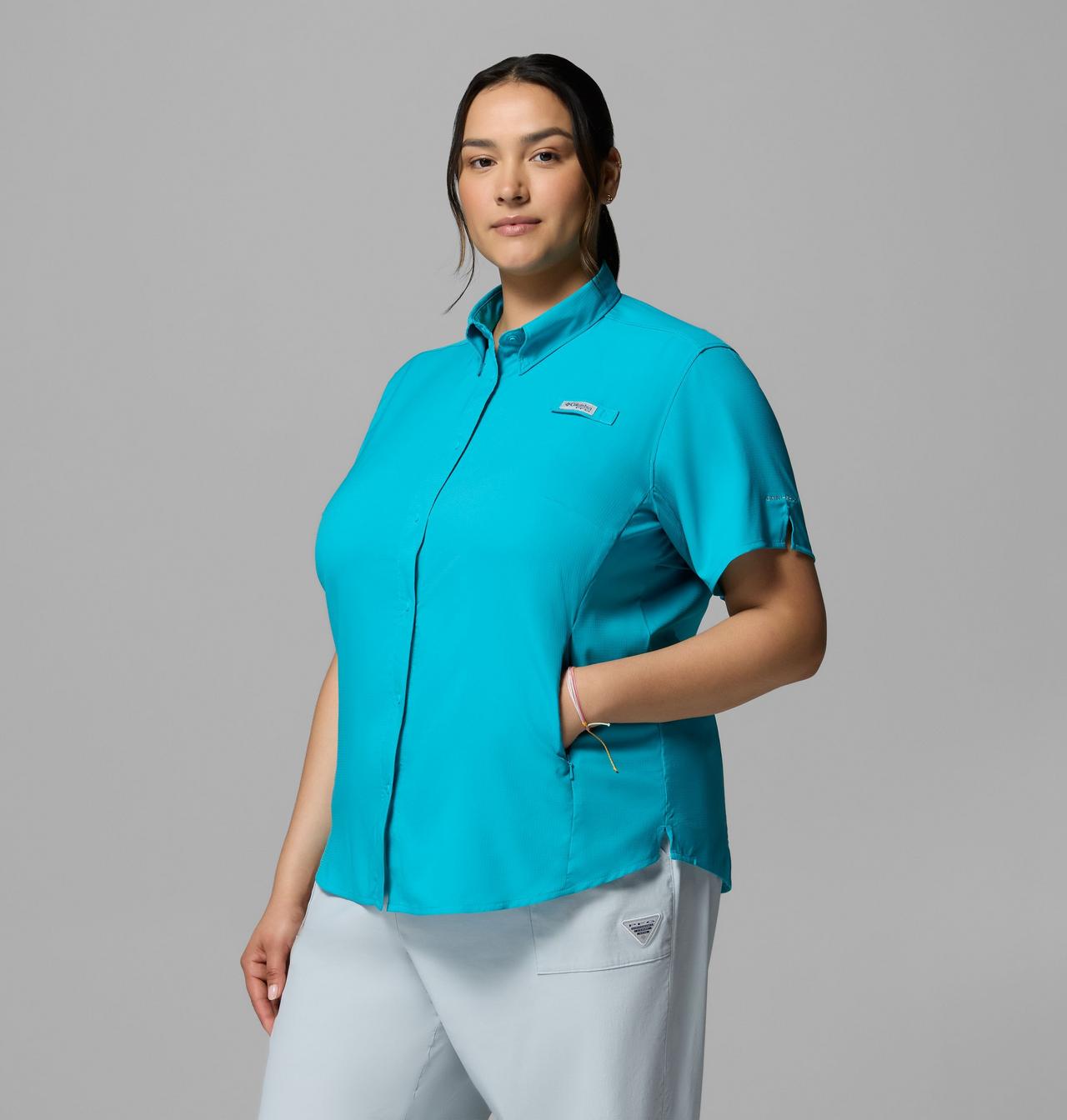 Women's PFG Tamiami™ II Short Sleeve Shirt - Plus Size | 445 | 3X 4