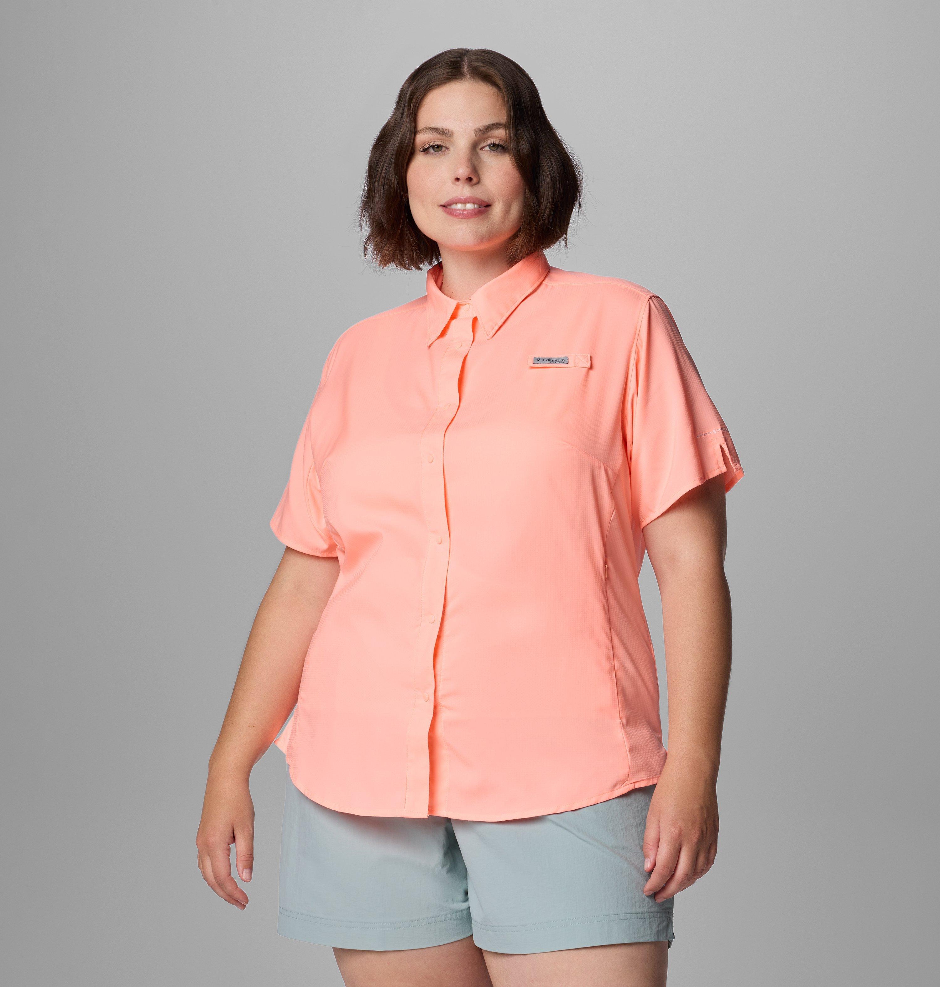 Columbia Women's PFG Tamiami II Short Sleeve Shirt - Plus Size-