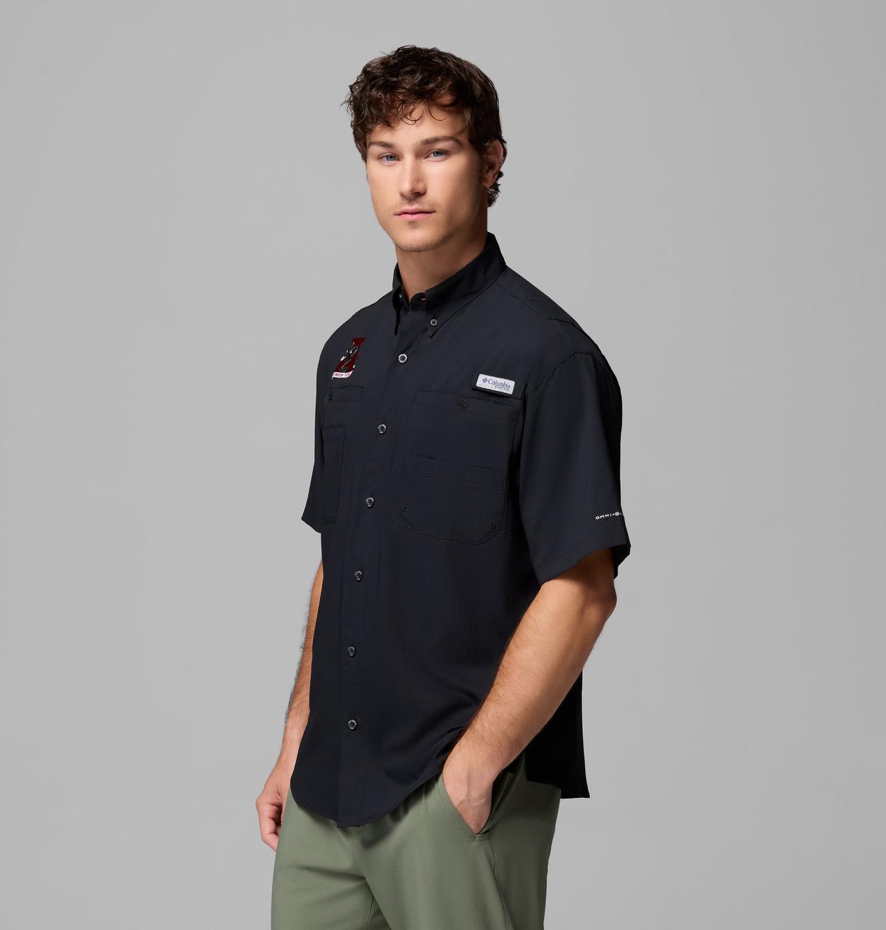 Men's Collegiate PFG Tamiami™ Short Sleeve Shirt | 013 | XL 4