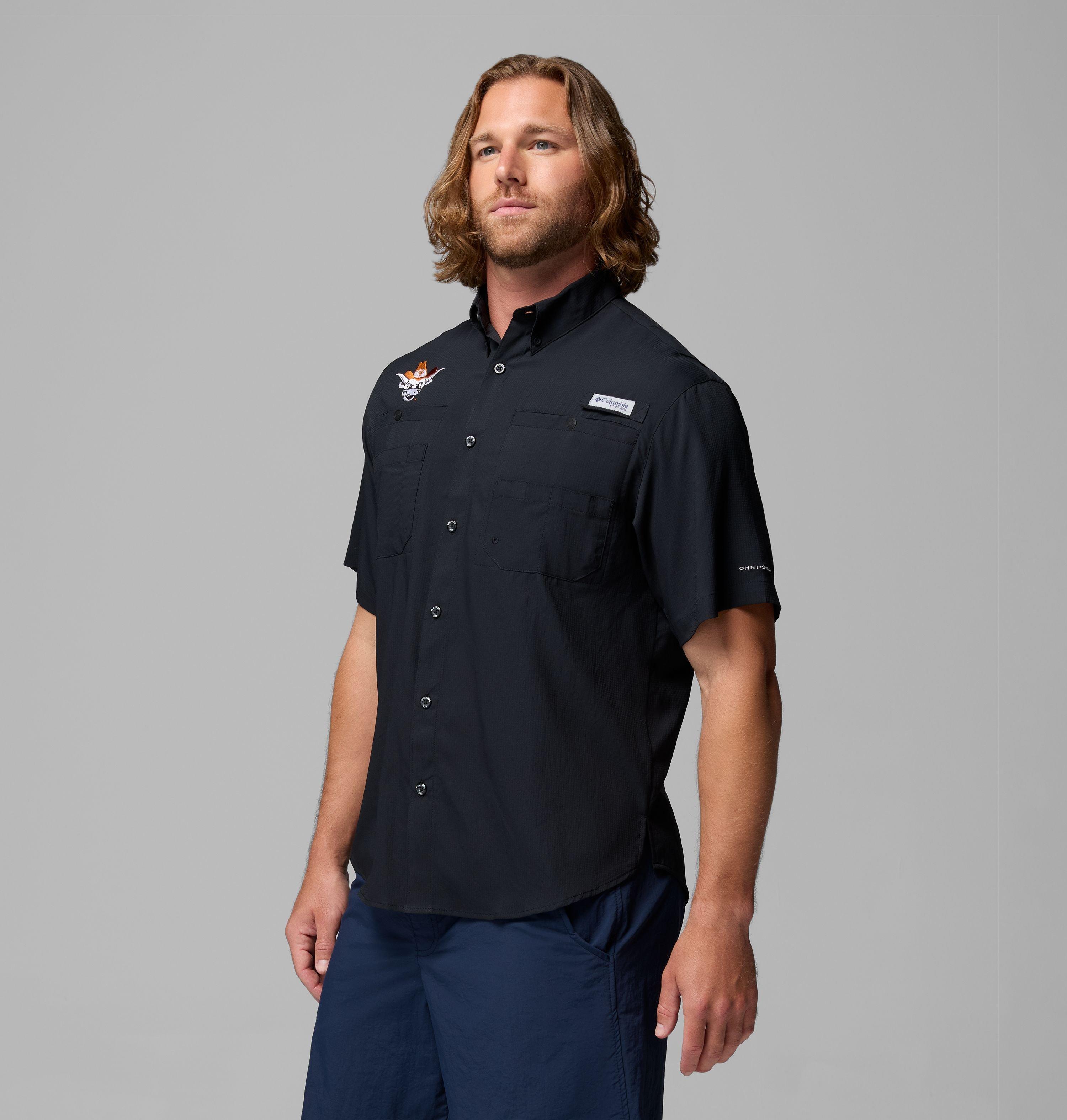 Men's Collegiate PFG Tamiami Short Sleeve Shirt - Texas 4