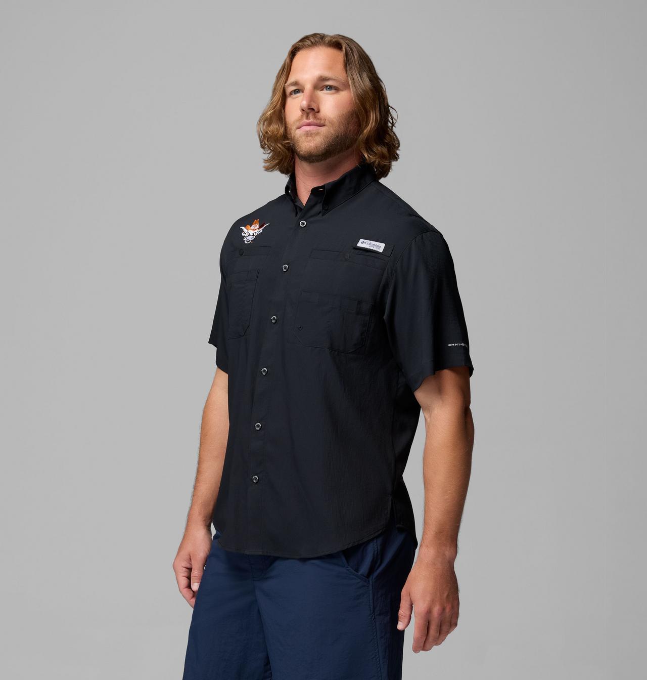 Men's Collegiate PFG Tamiami™ Short Sleeve Shirt | 024 | XXL 4