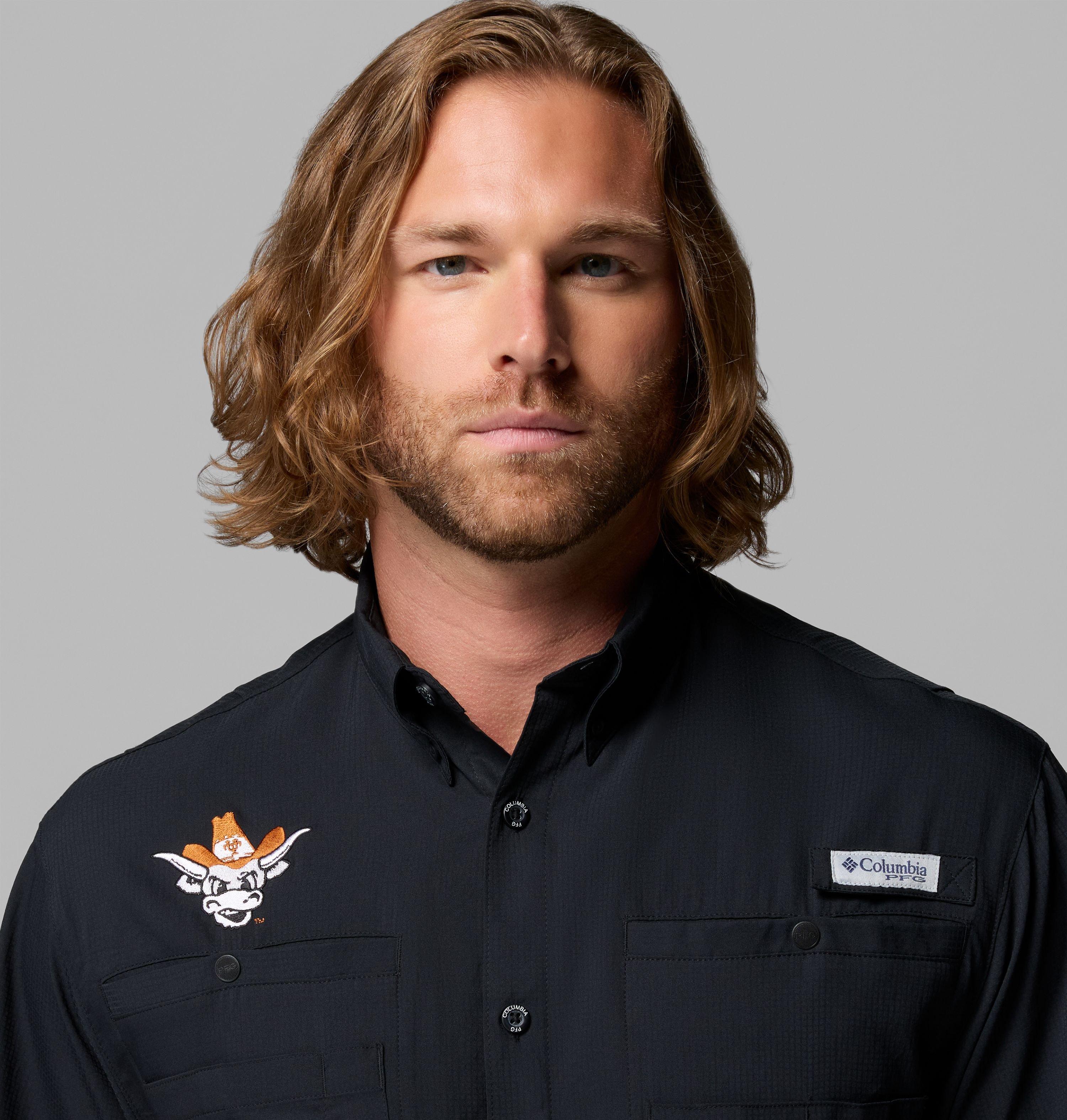 Men's Collegiate PFG Tamiami Short Sleeve Shirt - Texas 5