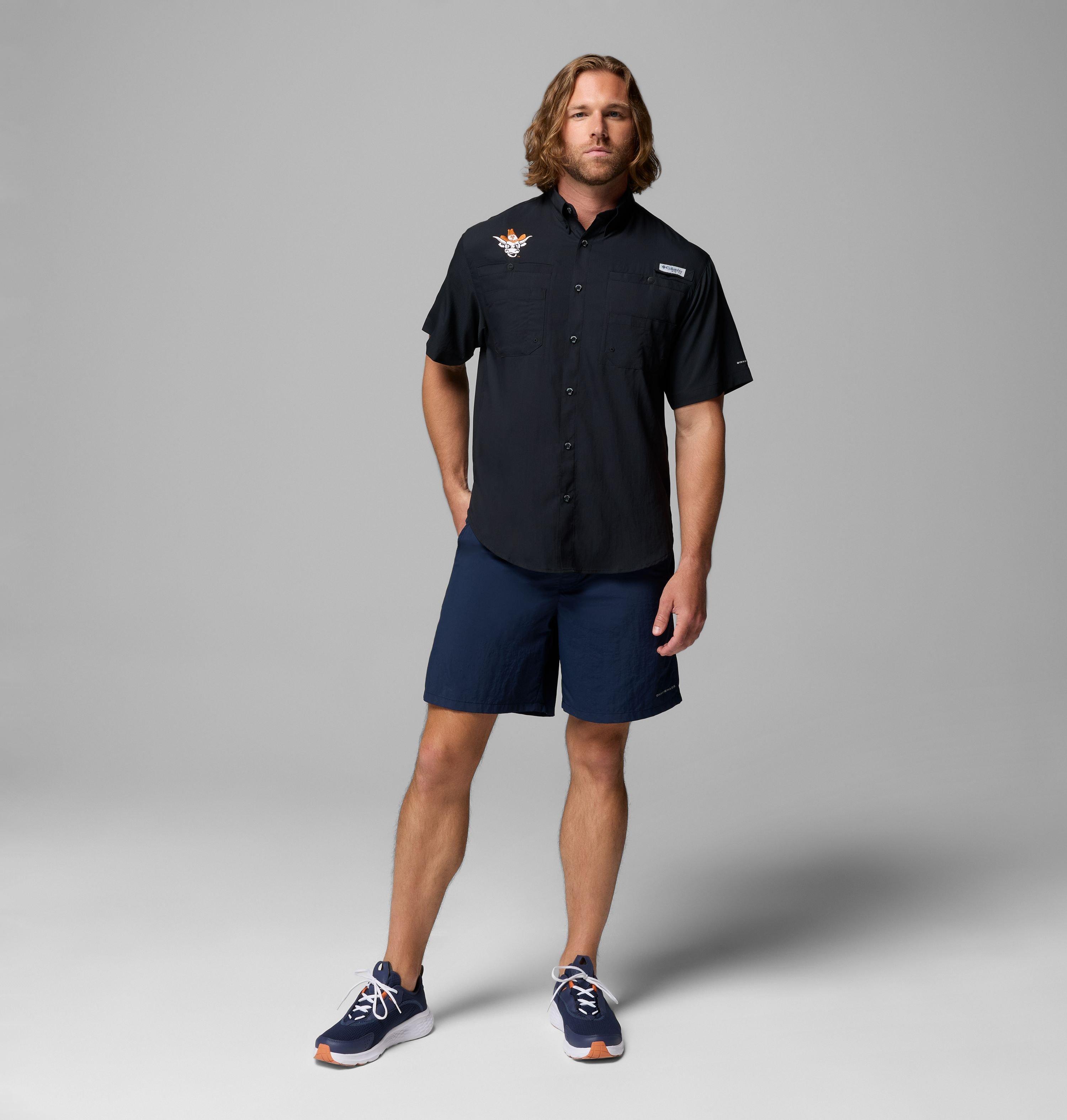Men's Collegiate PFG Tamiami Short Sleeve Shirt - Texas 2