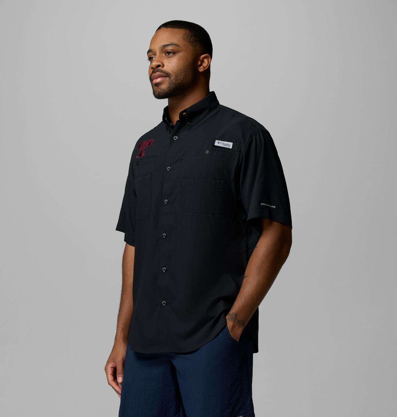 Men's Collegiate PFG Tamiami™ Short Sleeve Shirt | 025 | M 4