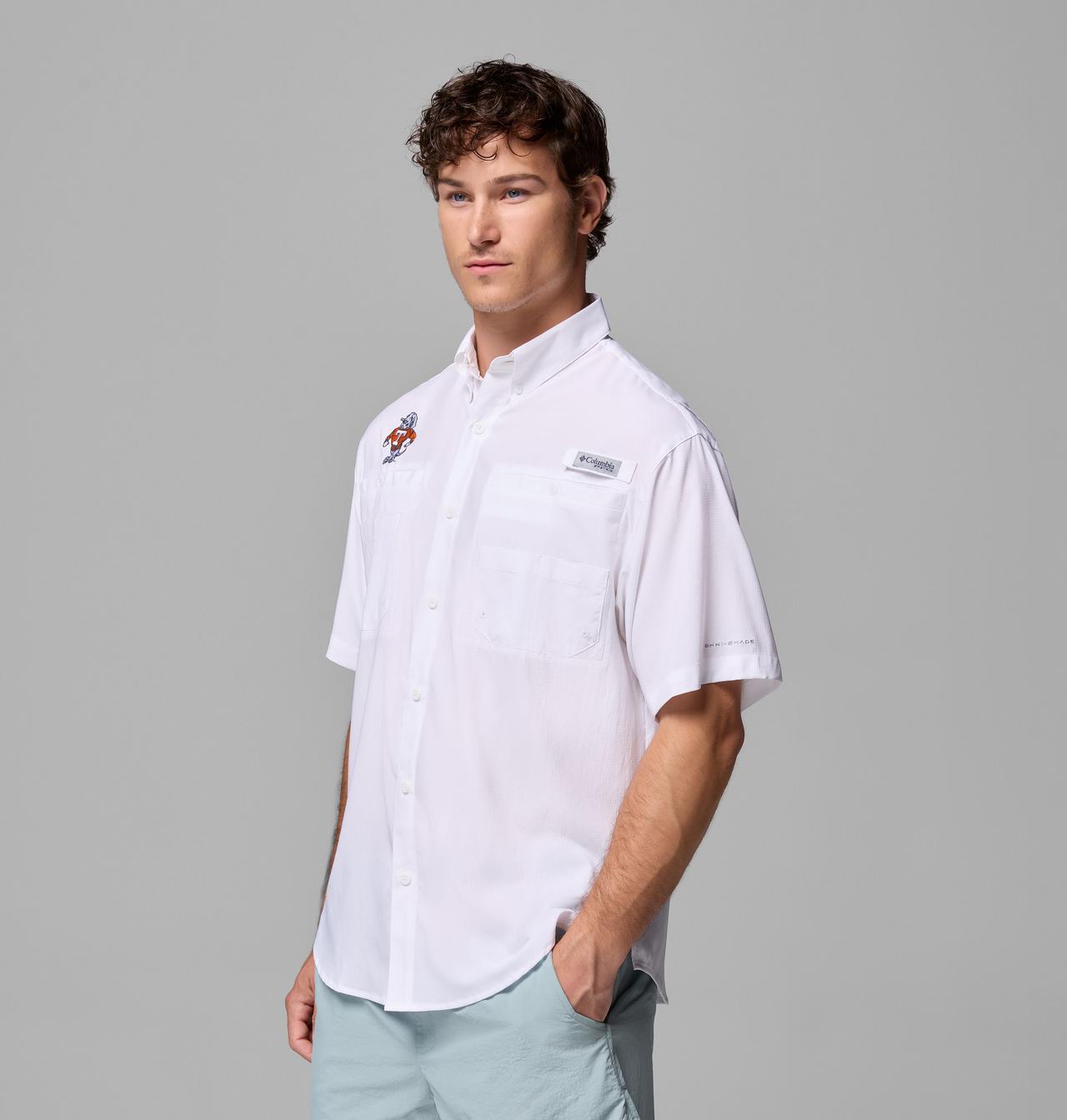Men's Collegiate PFG Tamiami™ Short Sleeve Shirt | 113 | L 4