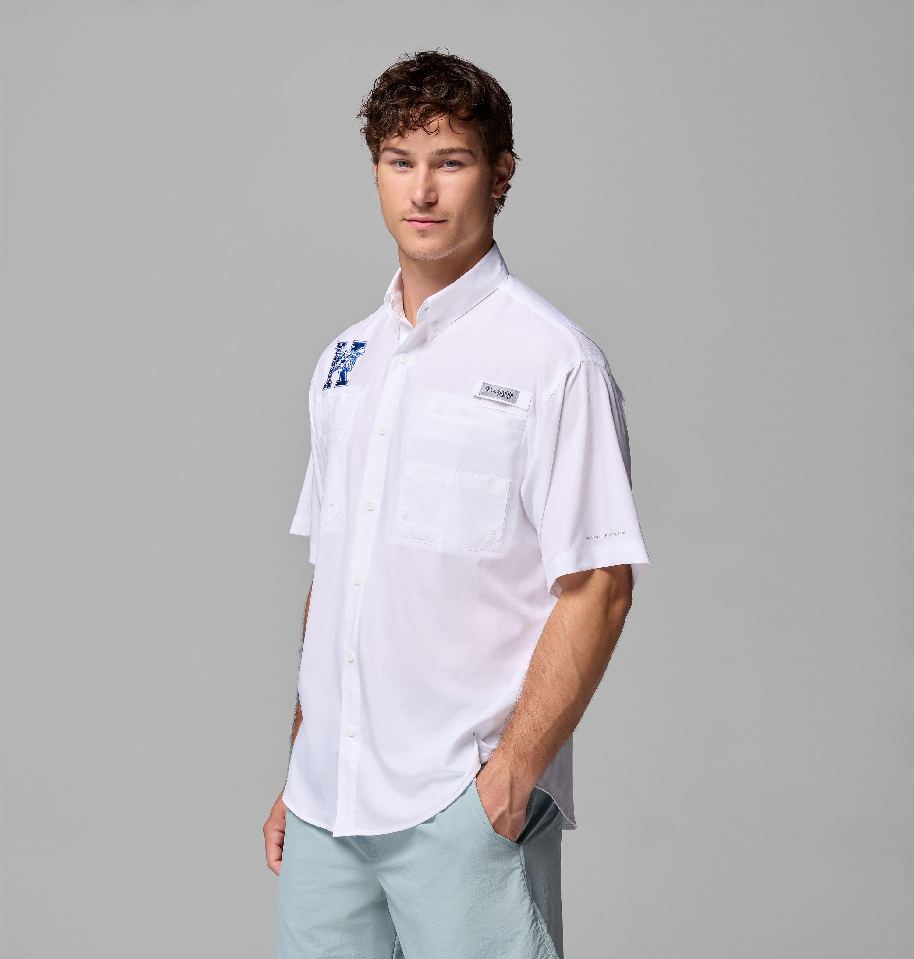 Men's Collegiate PFG Tamiami Short Sleeve Shirt - Kentucky 4
