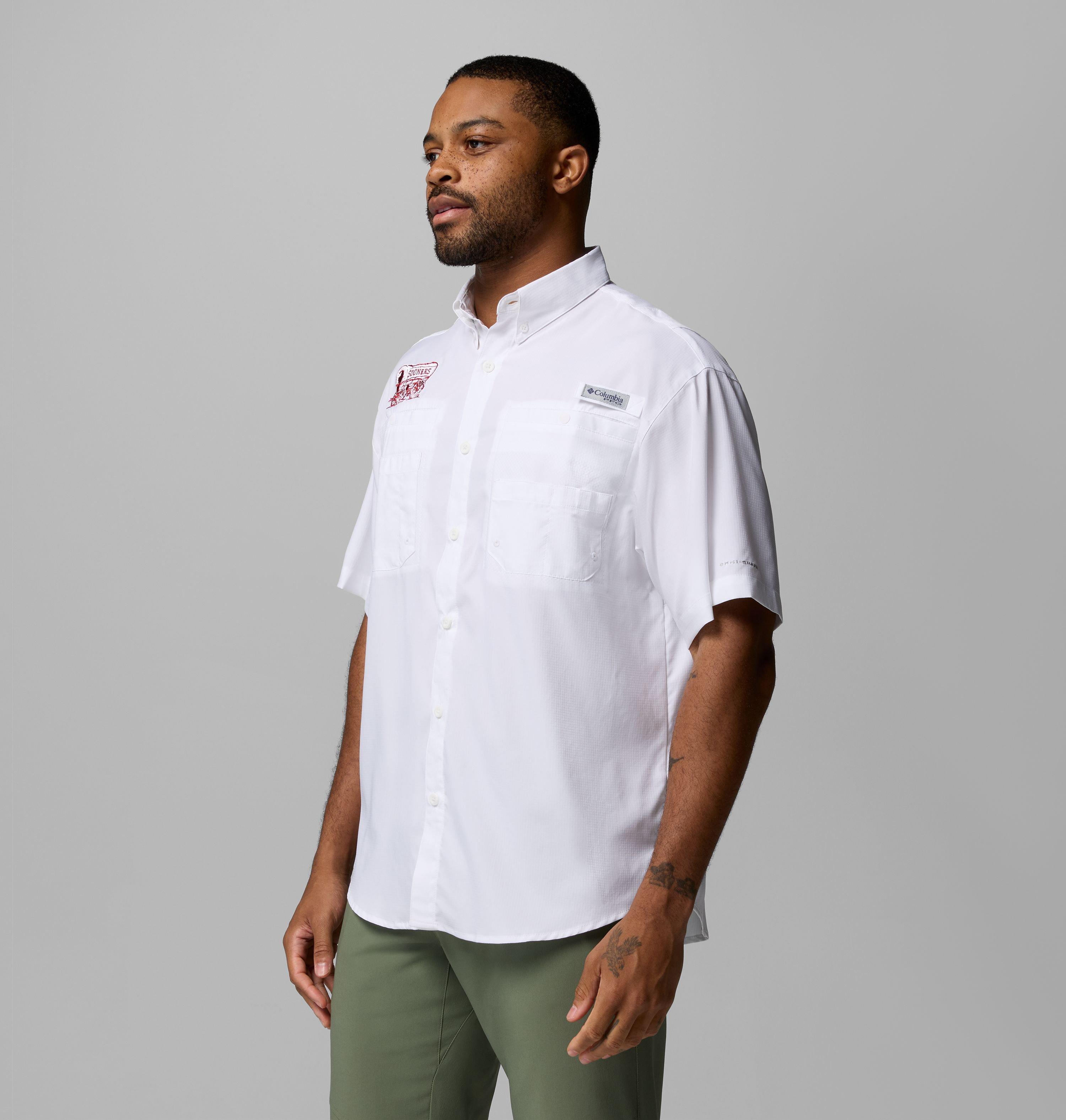 Men's Collegiate PFG Tamiami Short Sleeve Shirt - Oklahoma 4
