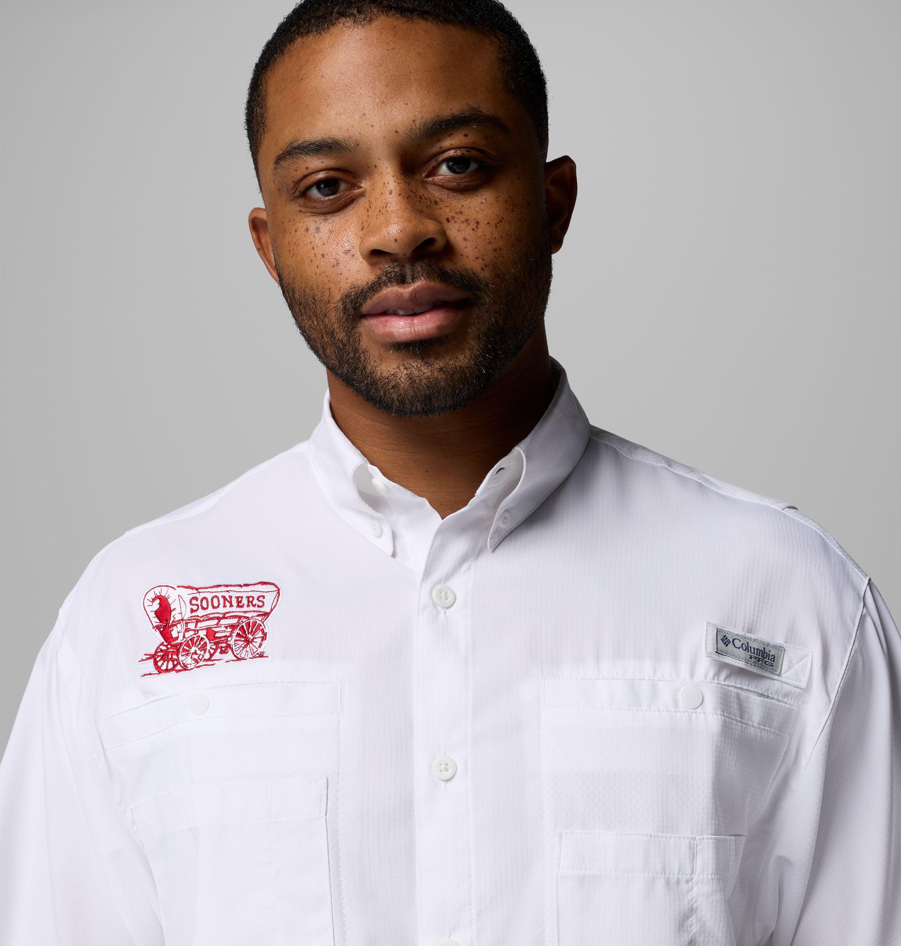 Men's Collegiate PFG Tamiami Short Sleeve Shirt - Oklahoma 5