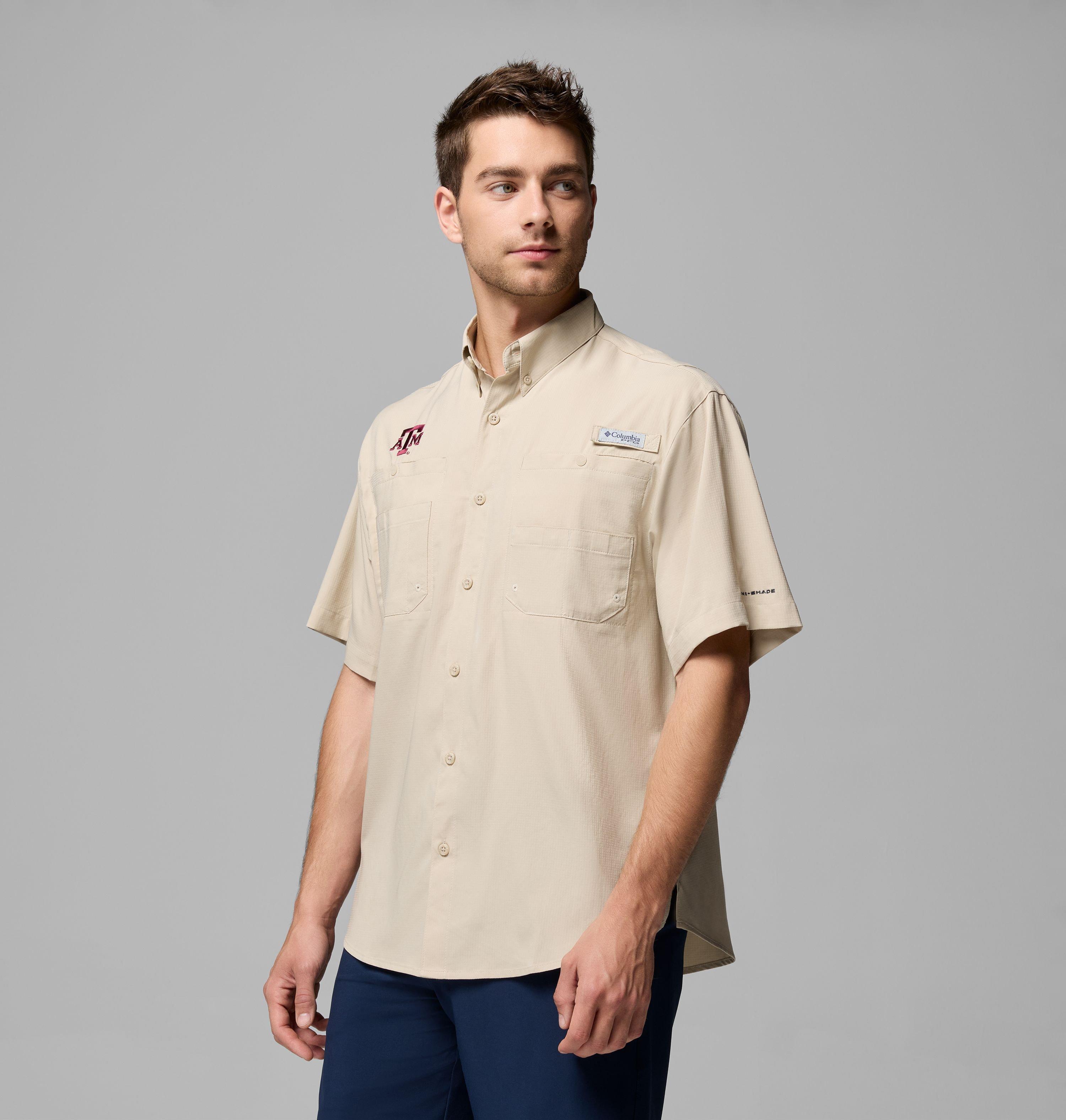 Men's Collegiate PFG Tamiami™ Short Sleeve Shirt | 163 | XXL 4