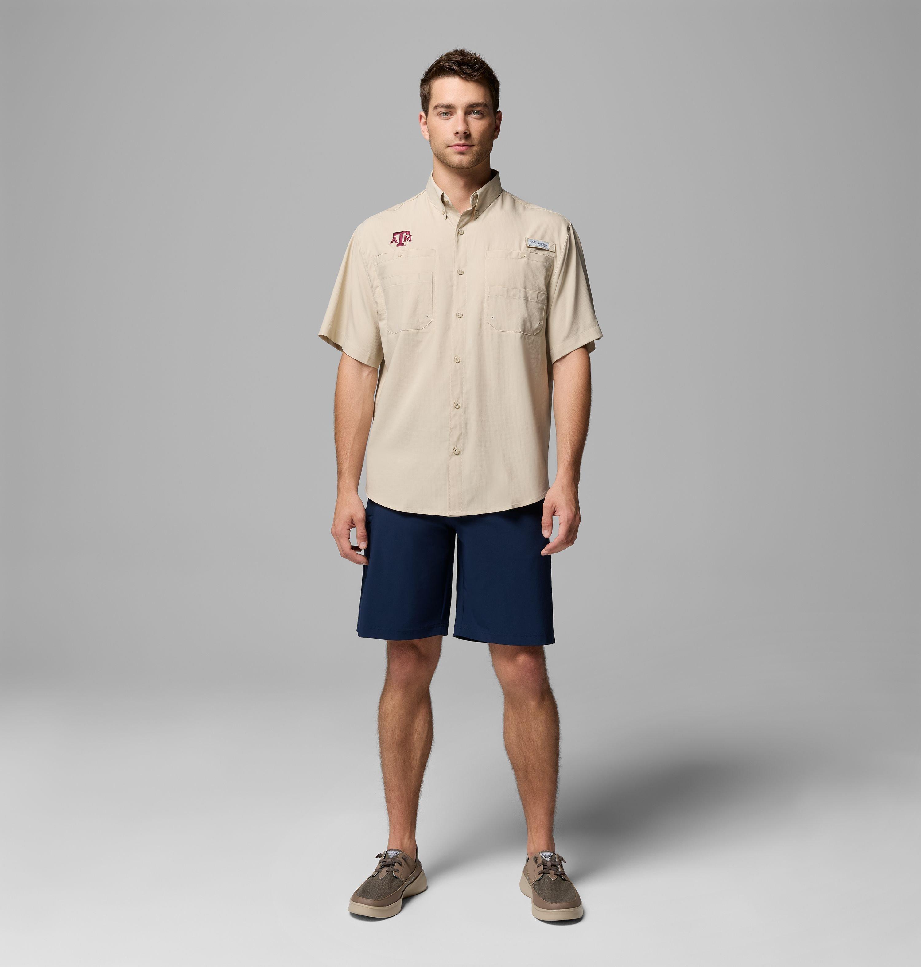 Men's Collegiate PFG Tamiami™ Short Sleeve Shirt | 163 | XXL 2