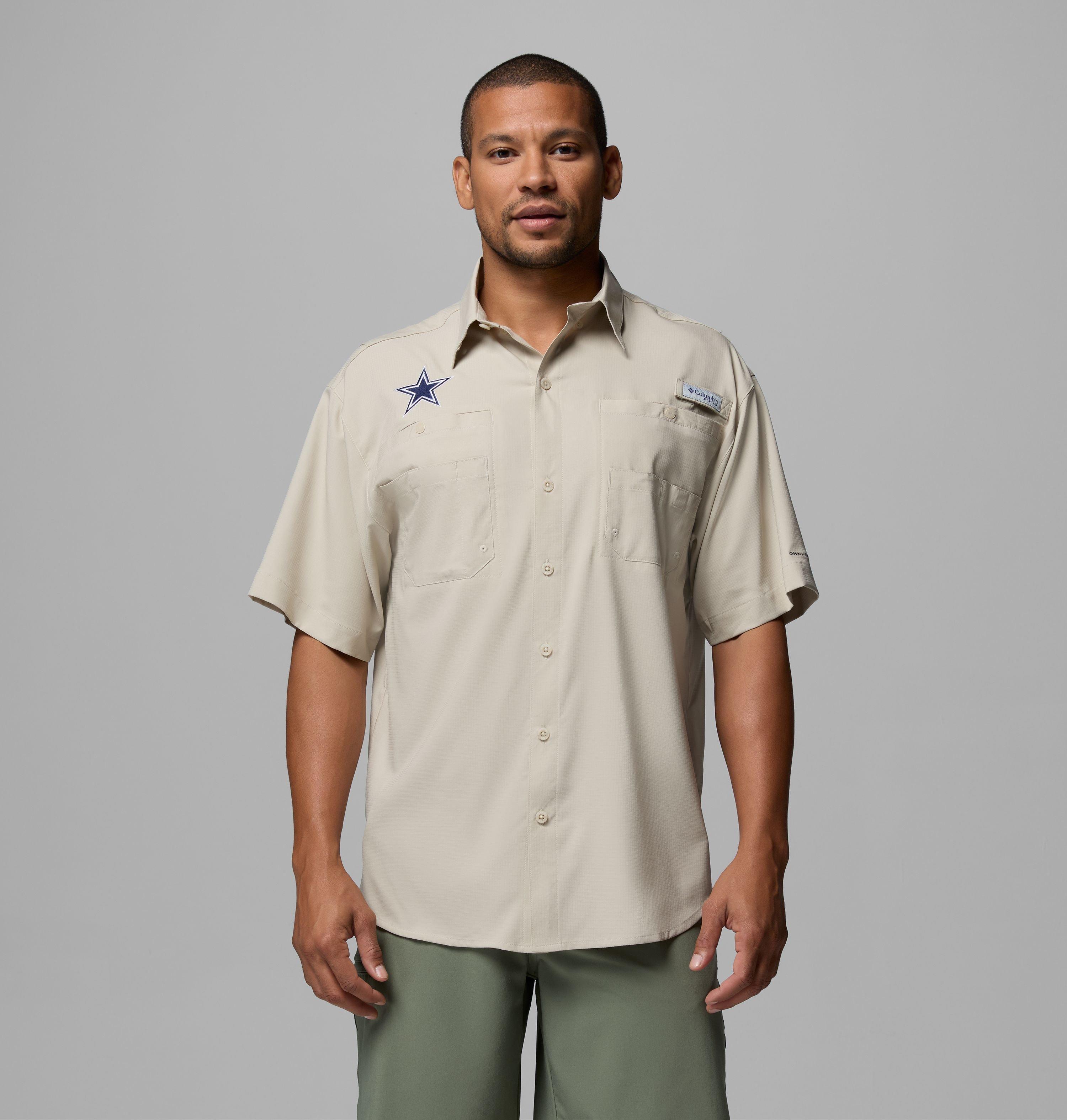 Columbia Men's PFG Tamiami Short Sleeve Shirt - Dallas Cowboys-