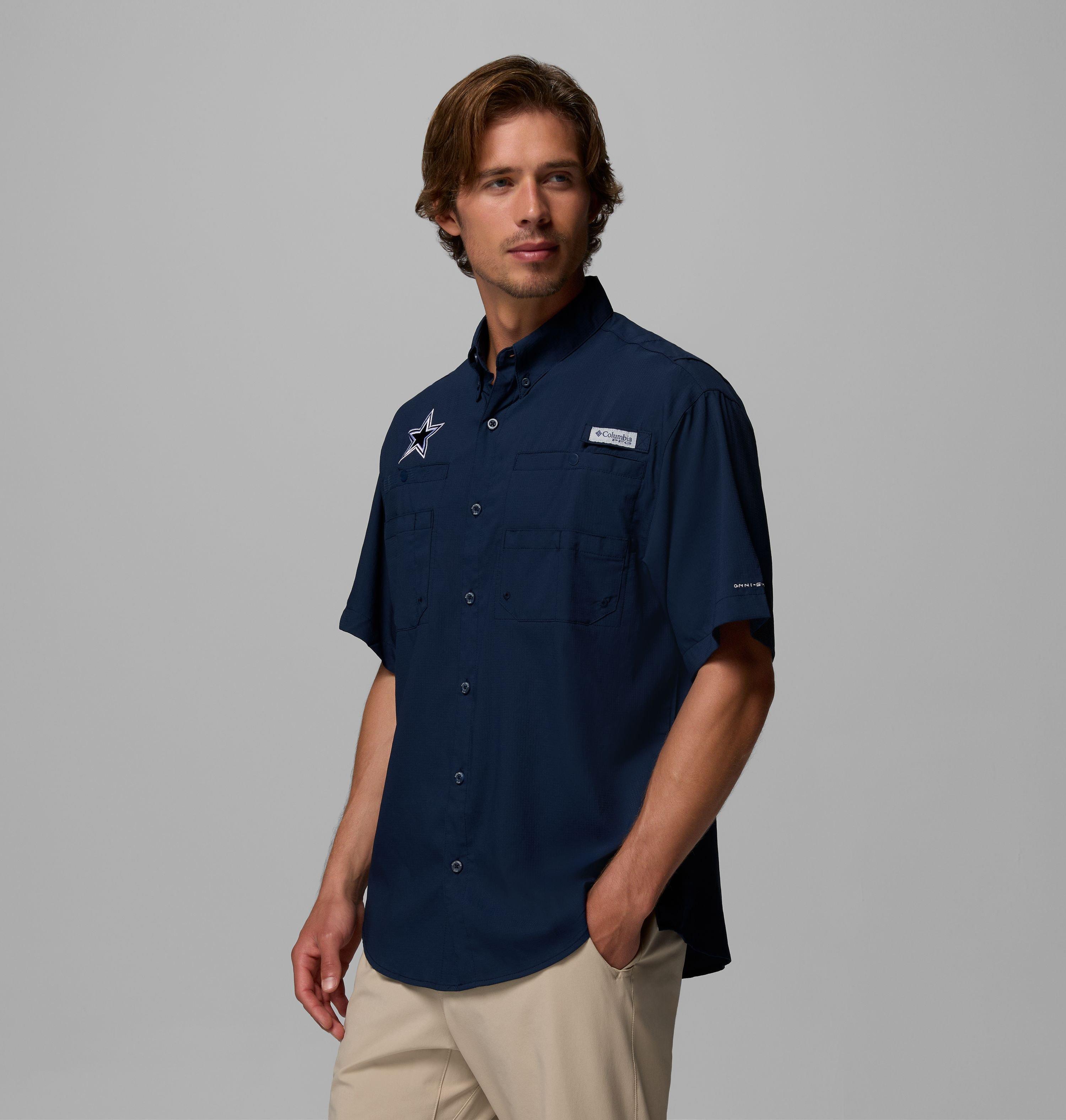Men's PFG Tamiami Short Sleeve Shirt - Dallas Cowboys 4
