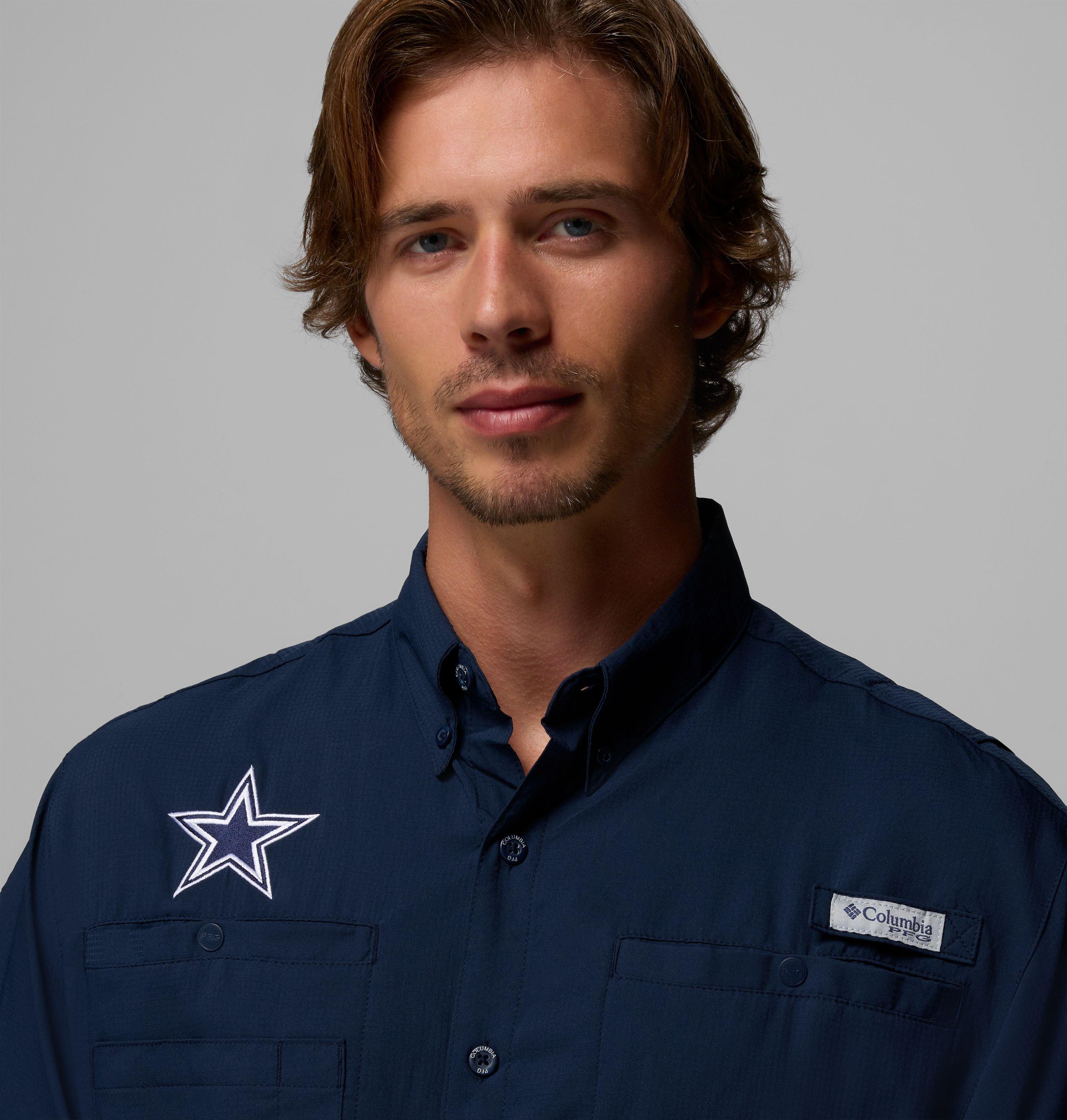 Men's PFG Tamiami Short Sleeve Shirt - Dallas Cowboys 5