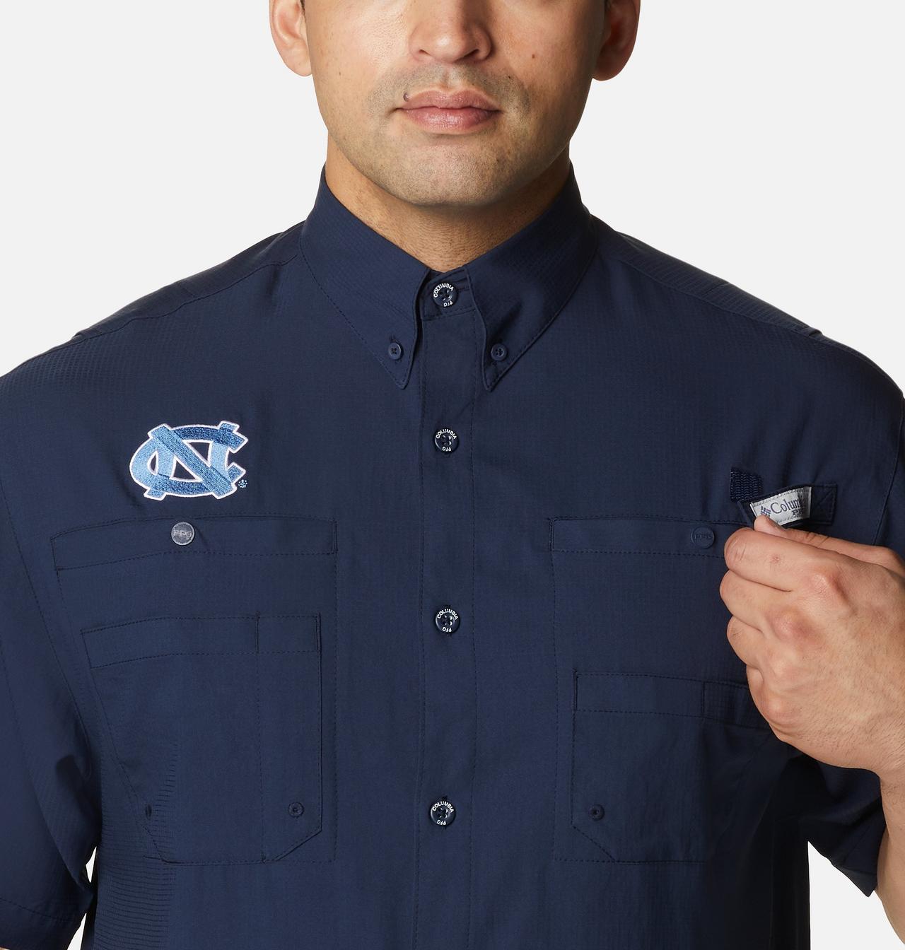 Men's Collegiate PFG Tamiami™ Short Sleeve Shirt - North Carolina 4