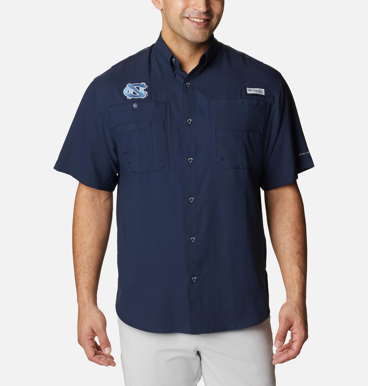 Men's Collegiate PFG Tamiami™ Short Sleeve Shirt - North Carolina 1